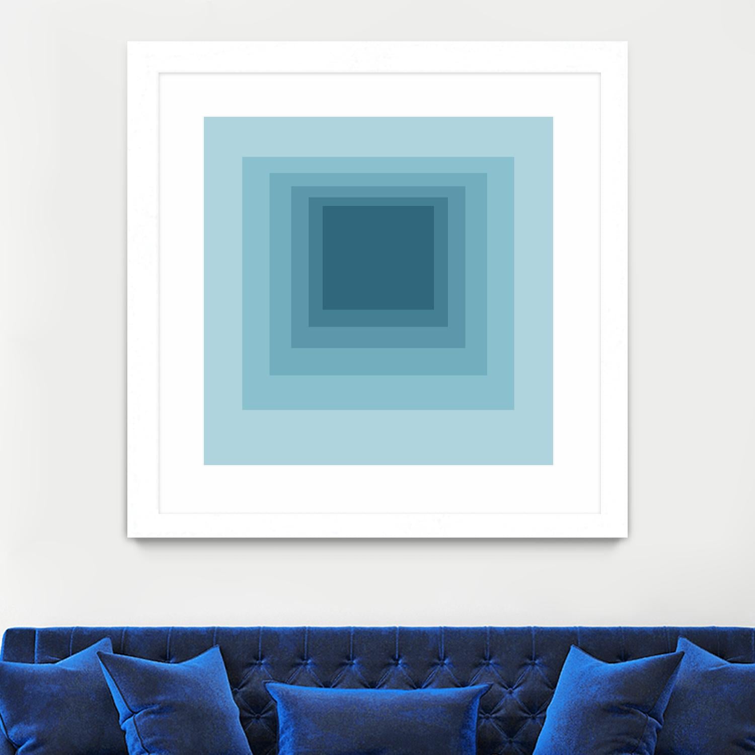 After Josef K by GI ArtLab on GIANT ART - blue abstract