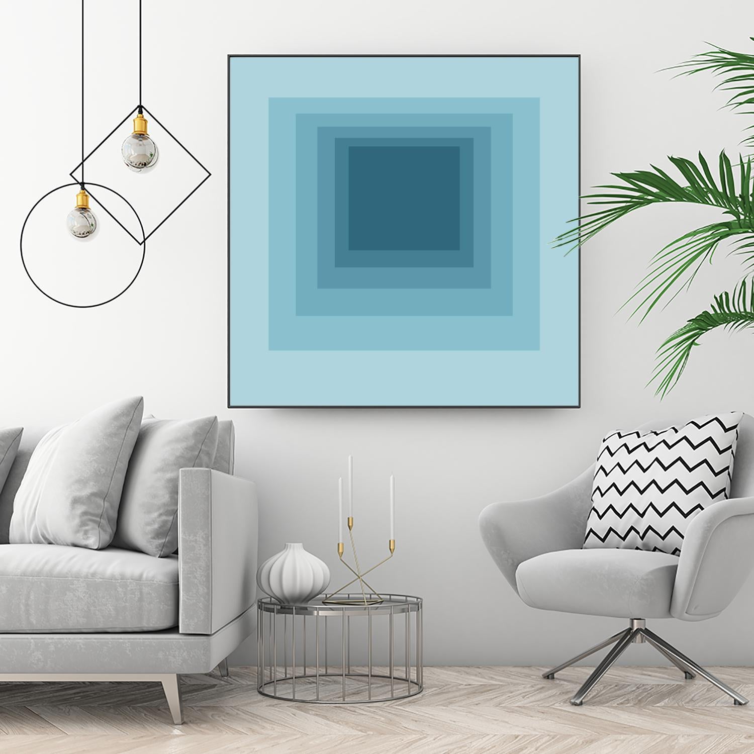 After Josef K by GI ArtLab on GIANT ART - blue abstract