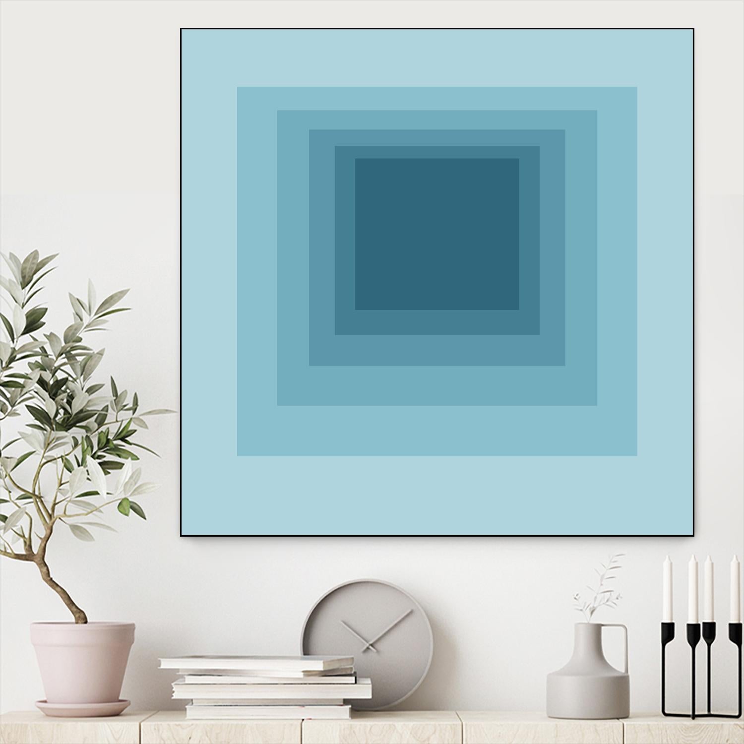 After Josef K by GI ArtLab on GIANT ART - blue abstract