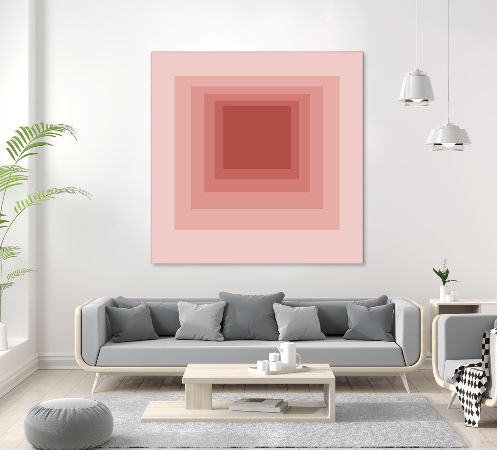 After Josef O by GI ArtLab on GIANT ART - pink abstract