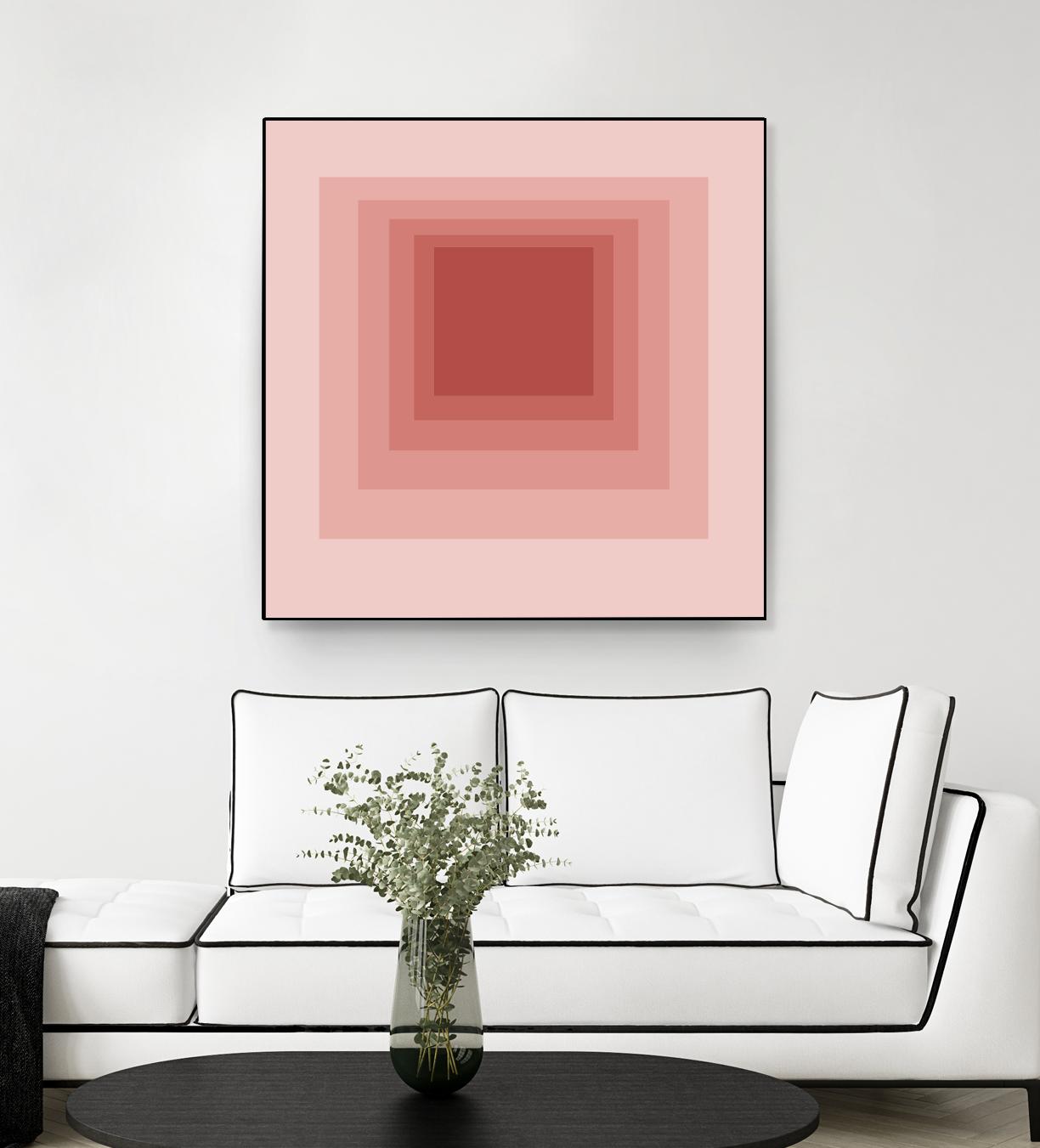 After Josef O by GI ArtLab on GIANT ART - pink abstract