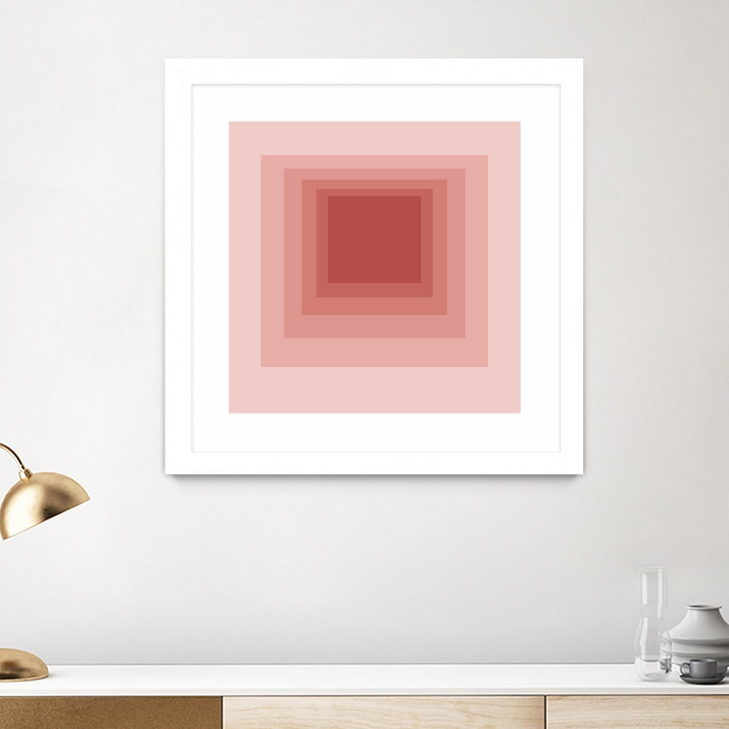 After Josef O by GI ArtLab on GIANT ART - pink abstract