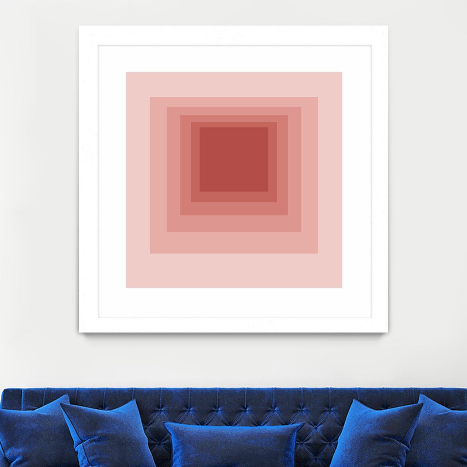 After Josef O by GI ArtLab on GIANT ART - pink abstract
