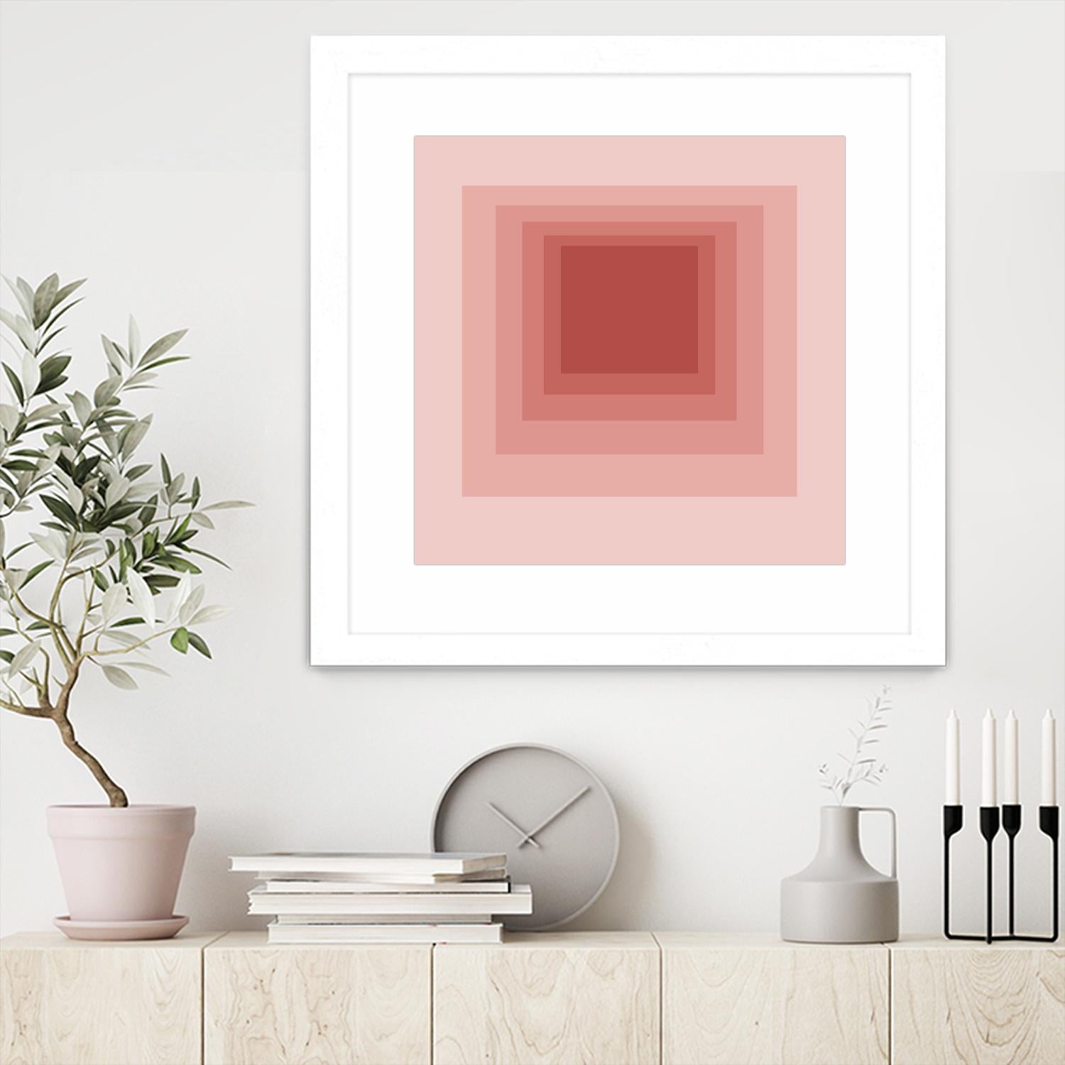 After Josef O by GI ArtLab on GIANT ART - pink abstract