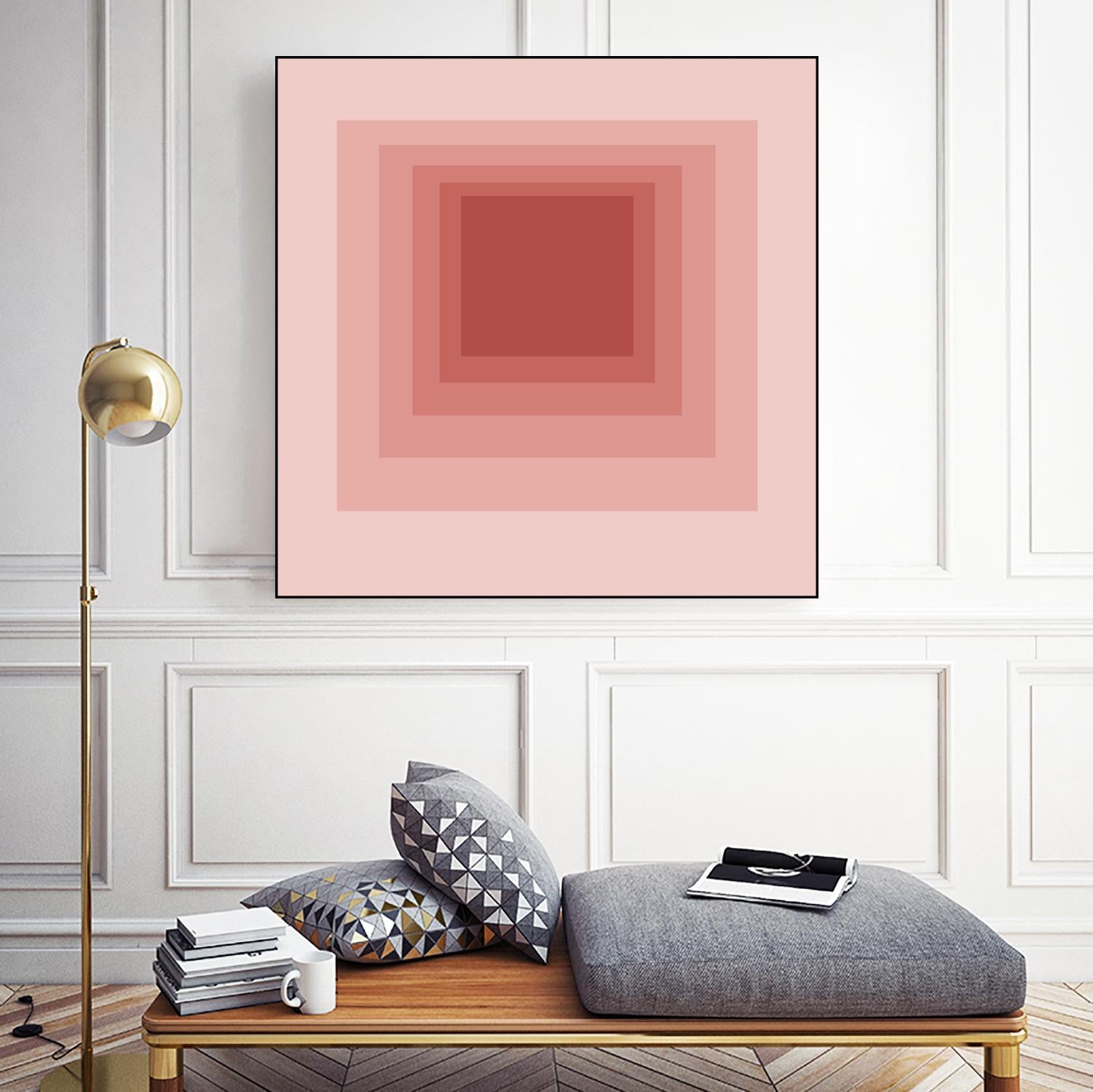 After Josef O by GI ArtLab on GIANT ART - pink abstract