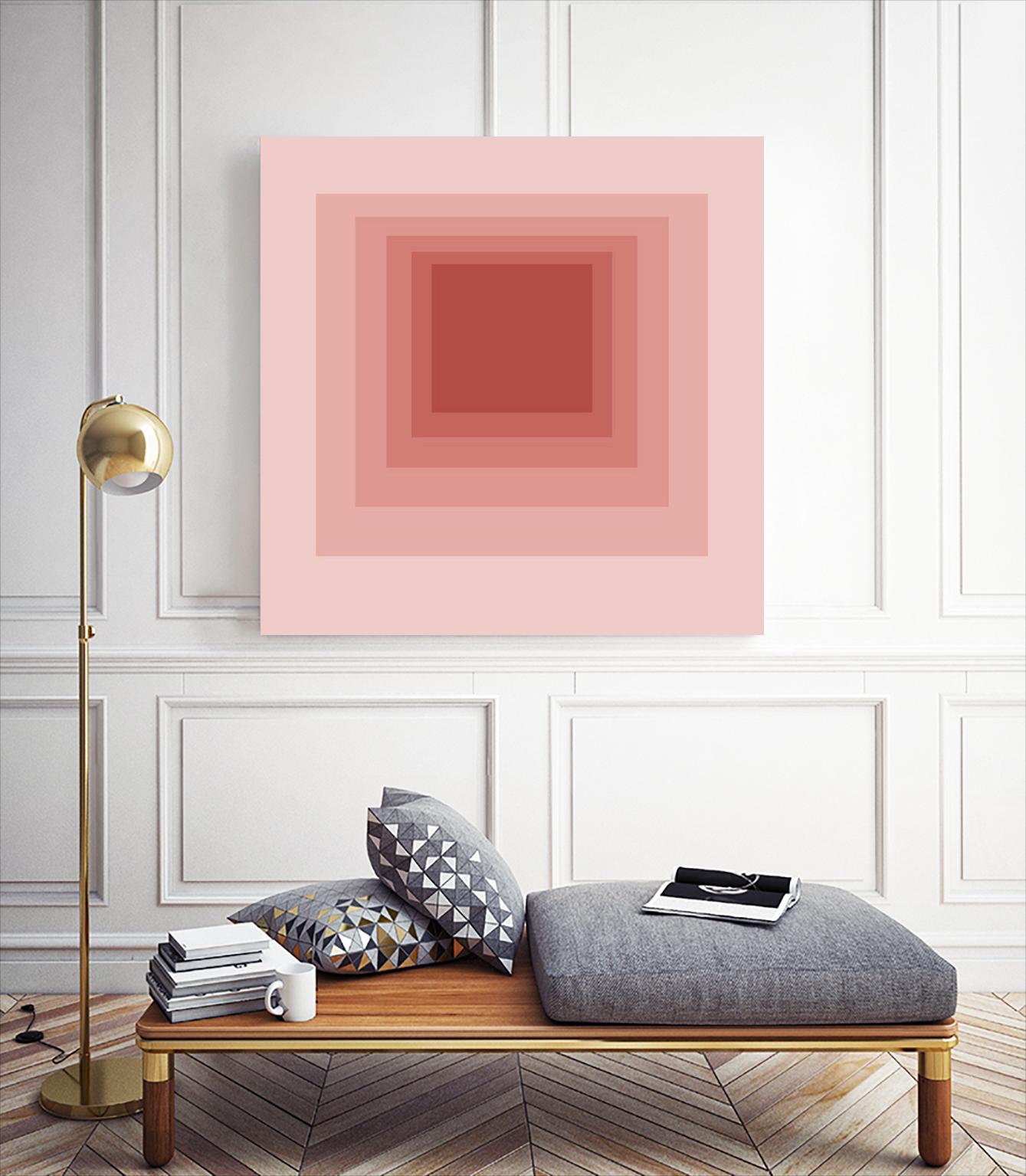 After Josef O by GI ArtLab on GIANT ART - pink abstract
