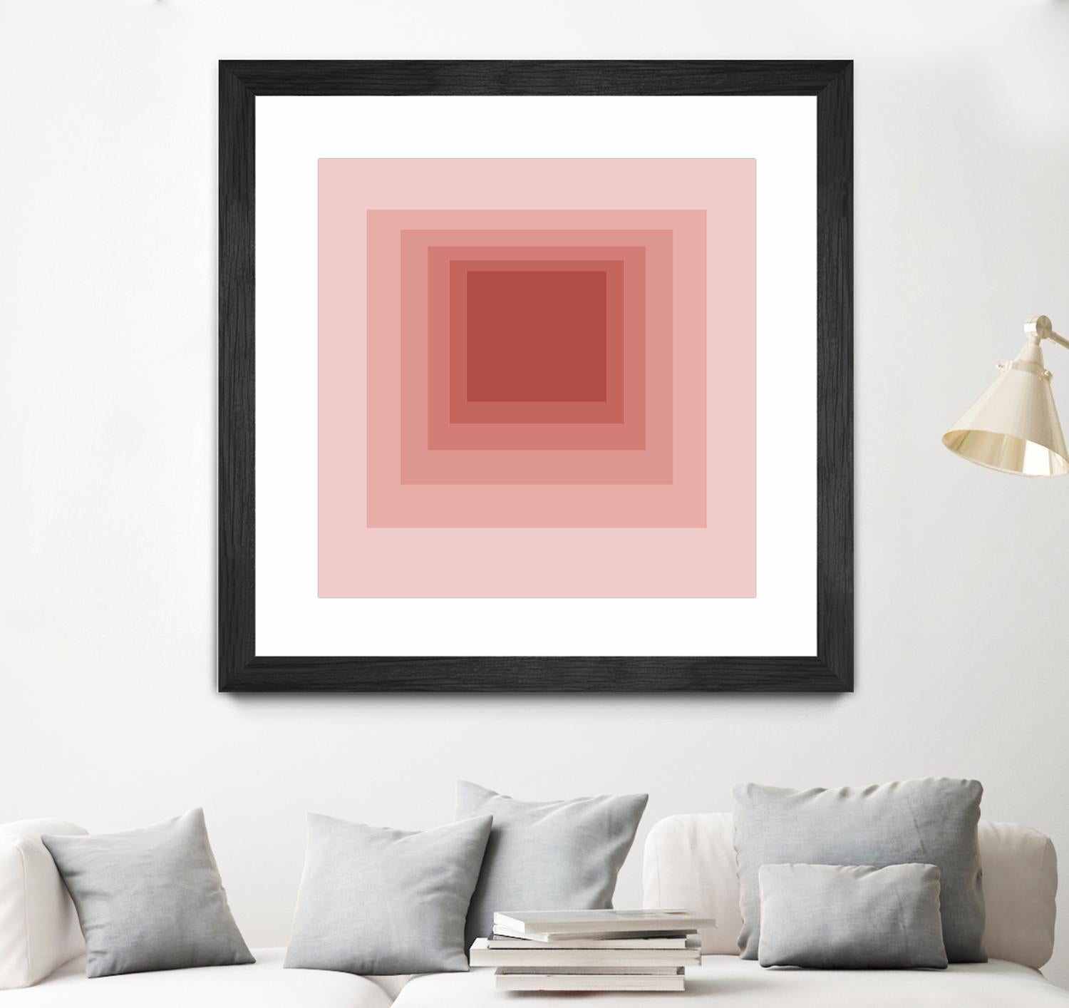 After Josef O by GI ArtLab on GIANT ART - pink abstract