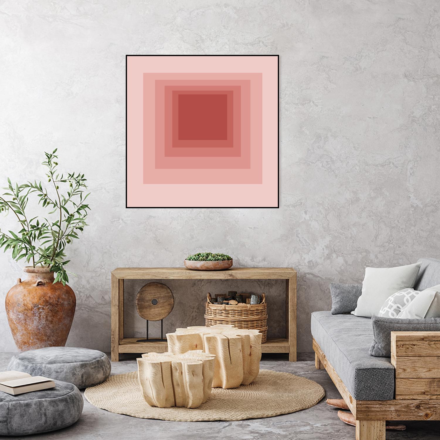 After Josef O by GI ArtLab on GIANT ART - pink abstract