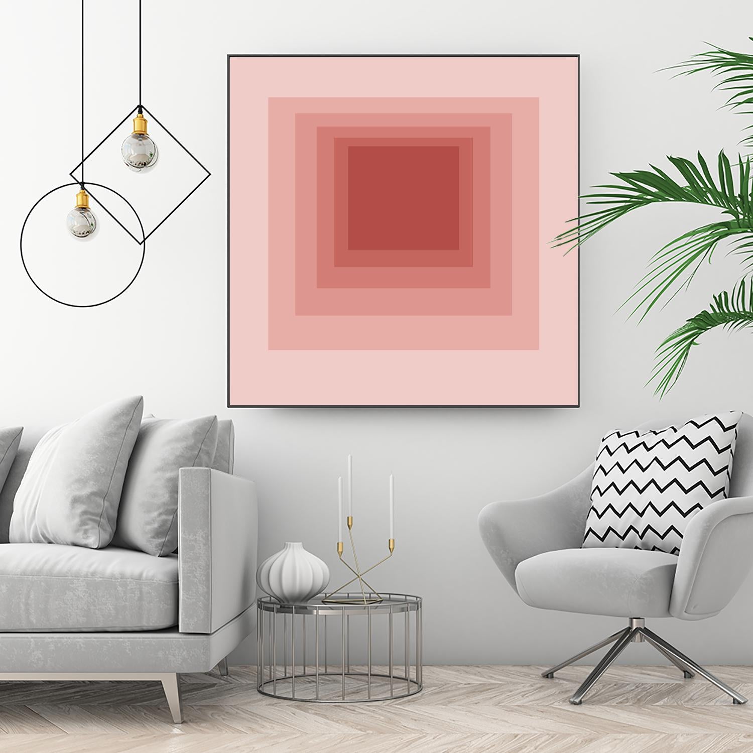 After Josef O by GI ArtLab on GIANT ART - pink abstract
