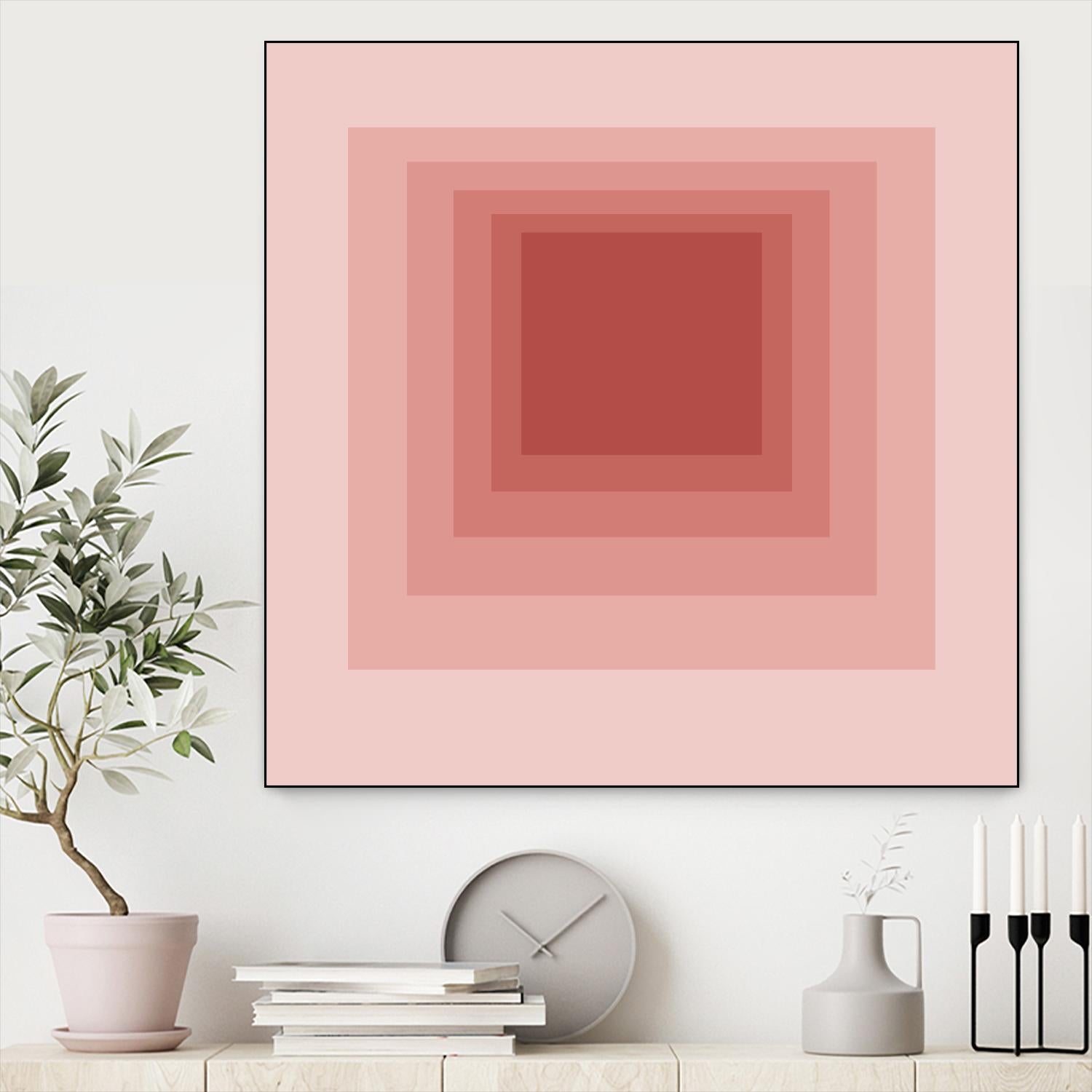 After Josef O by GI ArtLab on GIANT ART - pink abstract