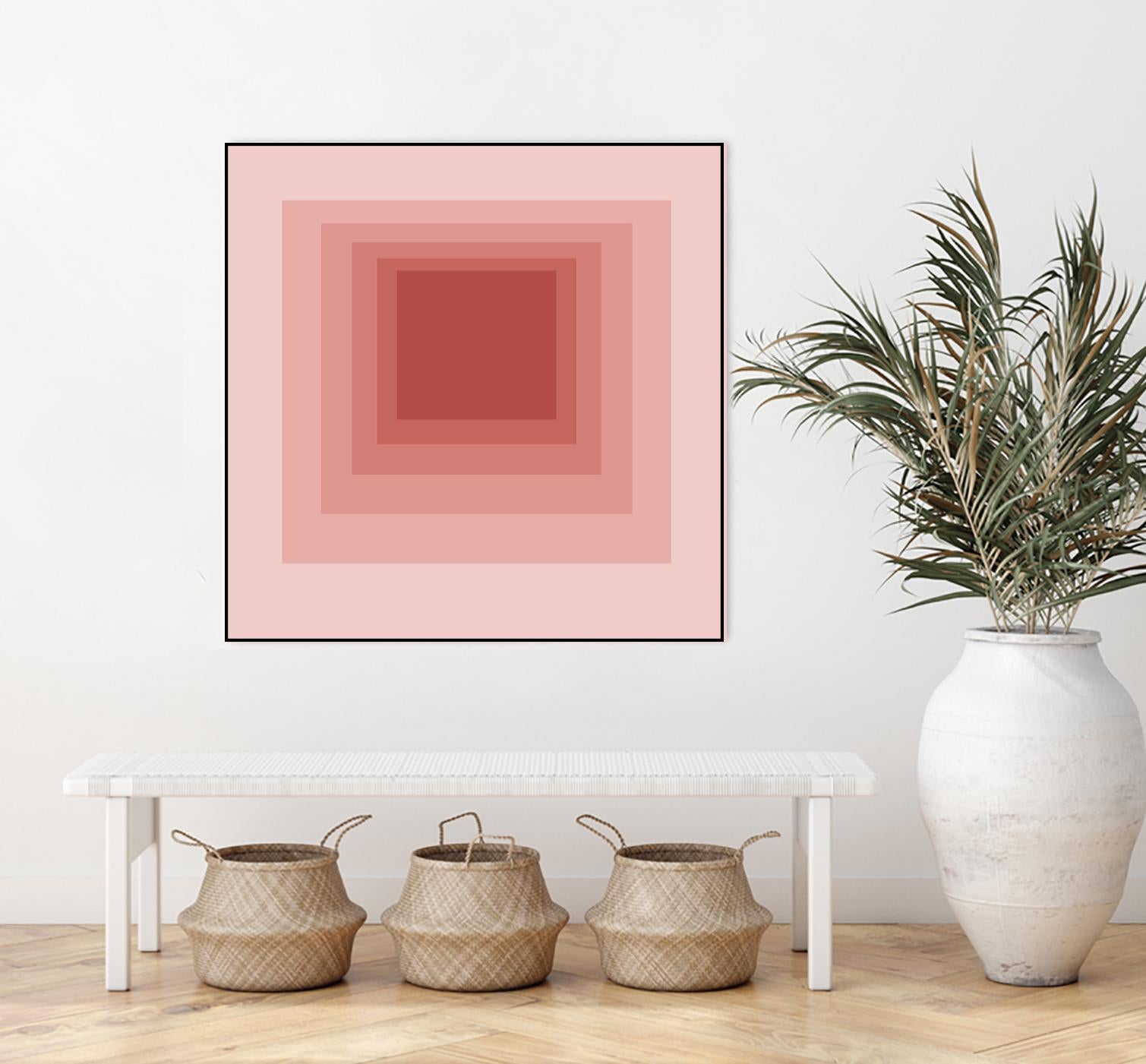 After Josef O by GI ArtLab on GIANT ART - pink abstract