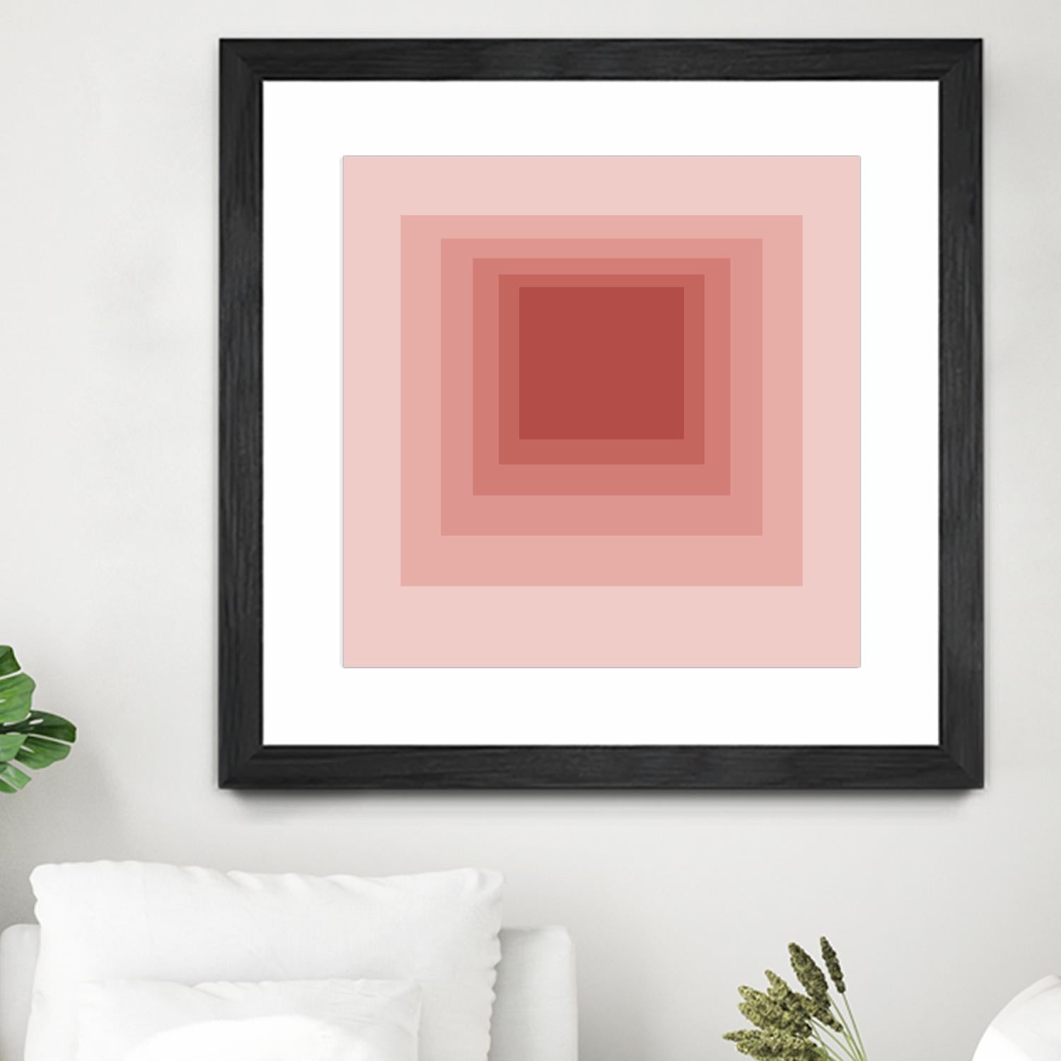 After Josef O by GI ArtLab on GIANT ART - pink abstract