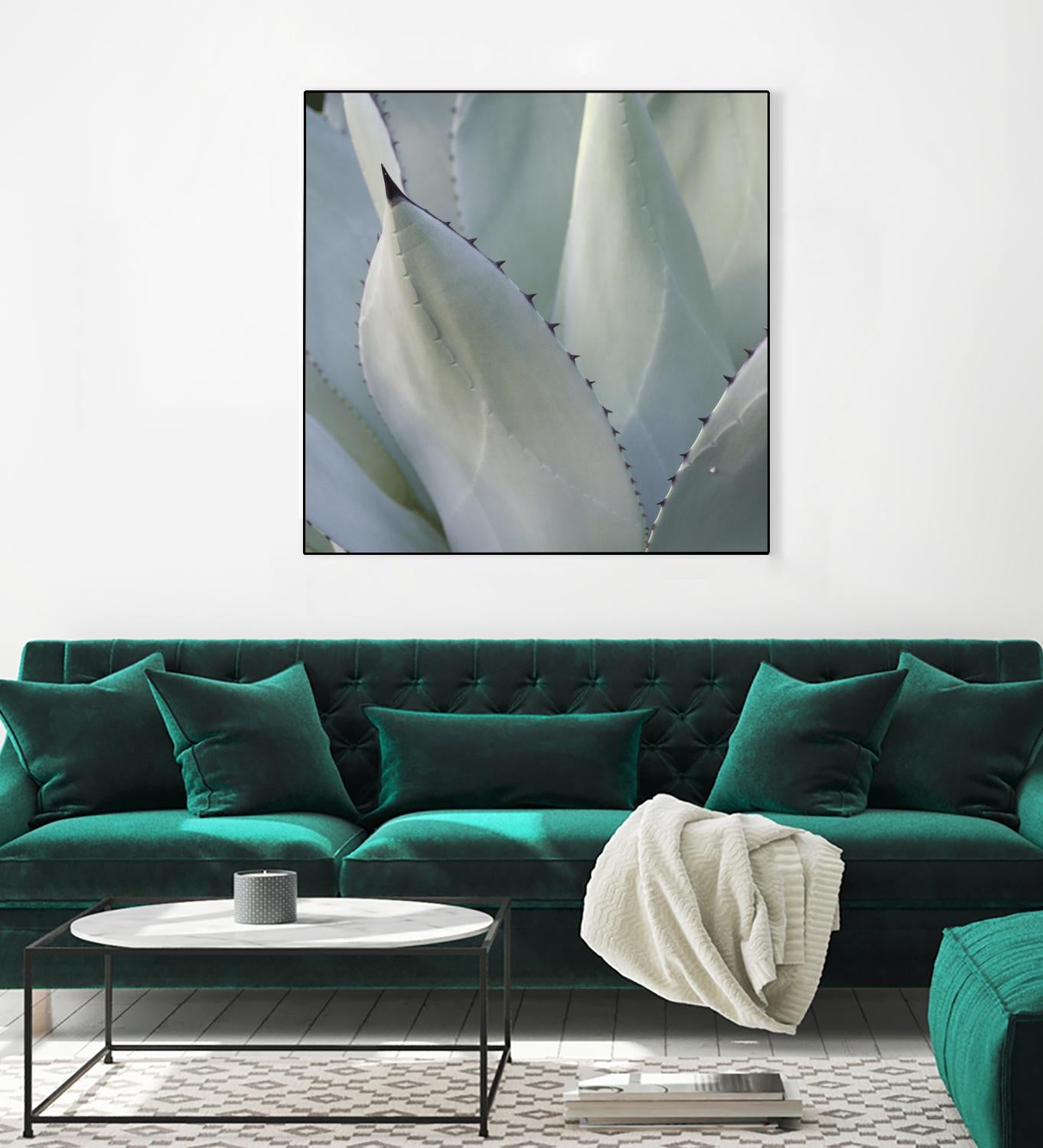 Black Tip Succulent by Karen Ussery on GIANT ART - grey botany