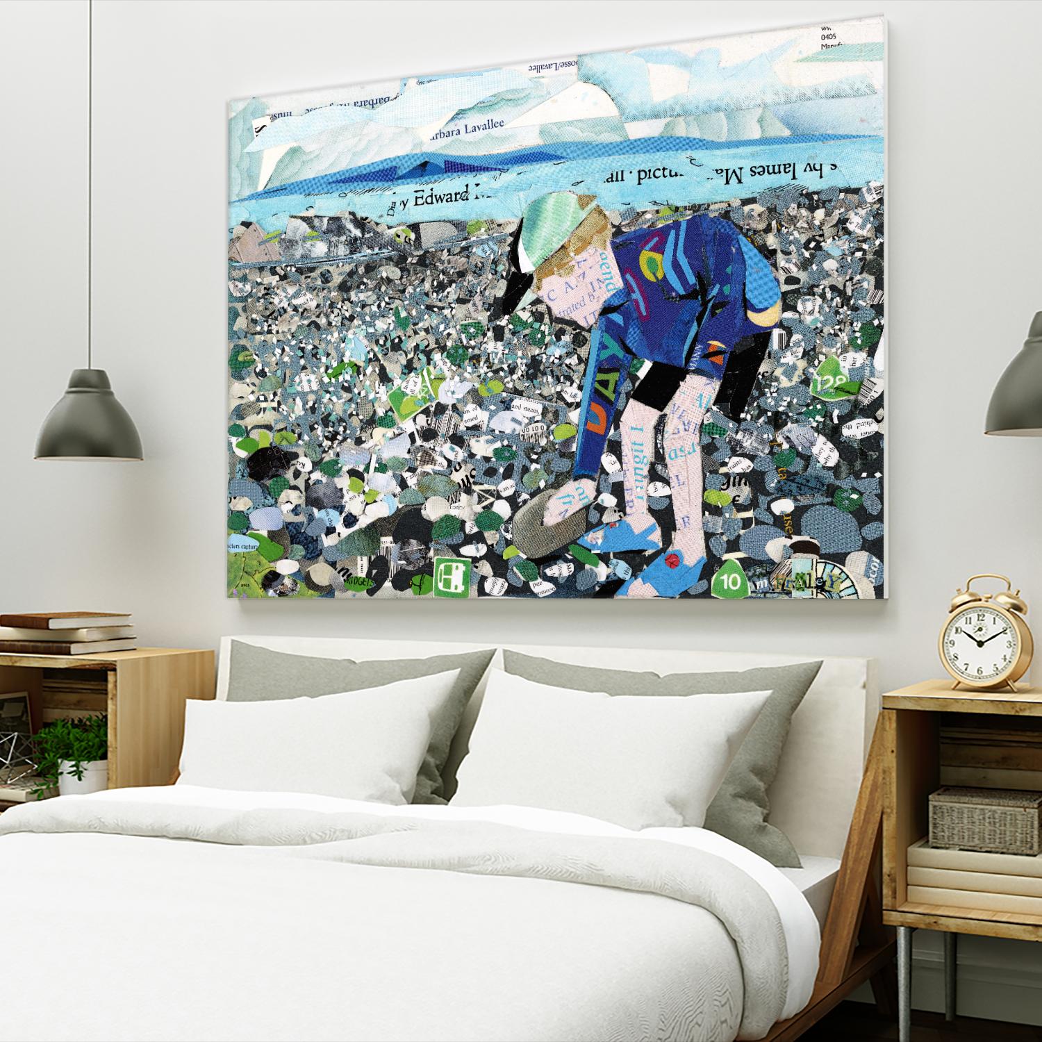 Calm #4, Camano Beach by Mark Fraley on GIANT ART - blue contemporary