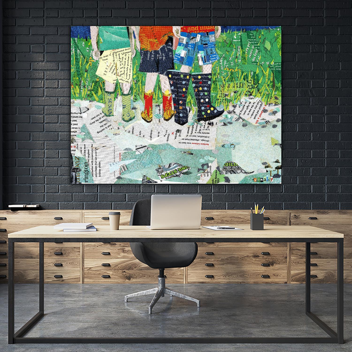 Calm #5, Yacolt WA by Mark Fraley on GIANT ART - green contemporary