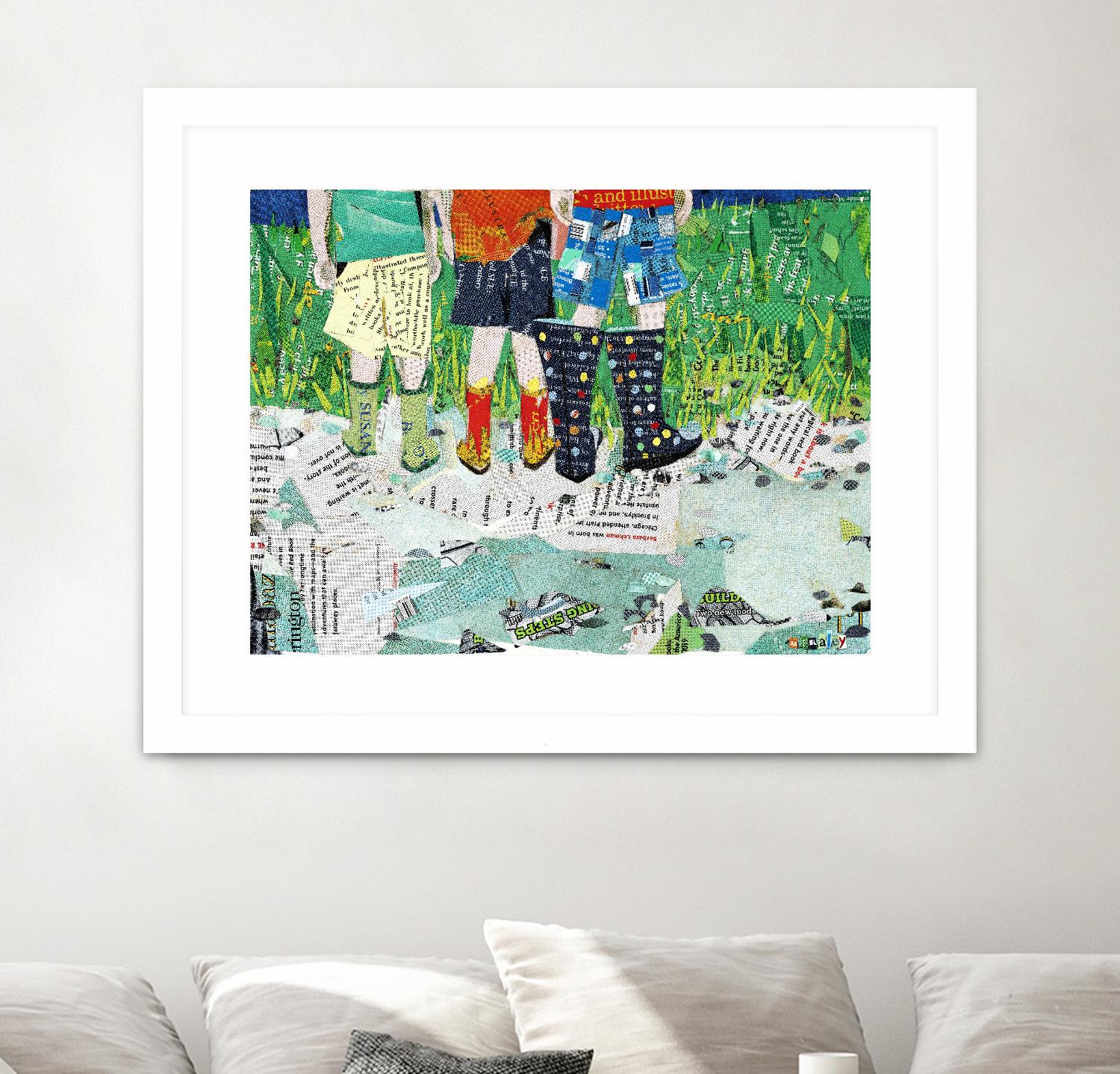 Calm #5, Yacolt WA by Mark Fraley on GIANT ART - green contemporary