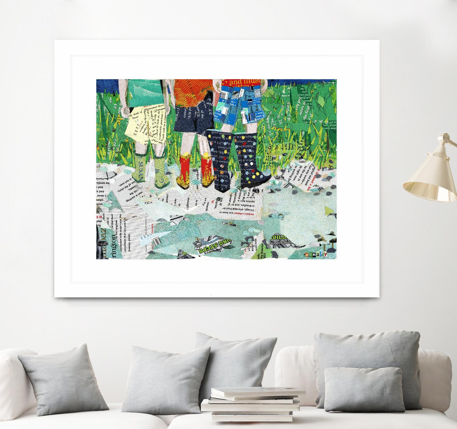 Calm #5, Yacolt WA by Mark Fraley on GIANT ART - green contemporary