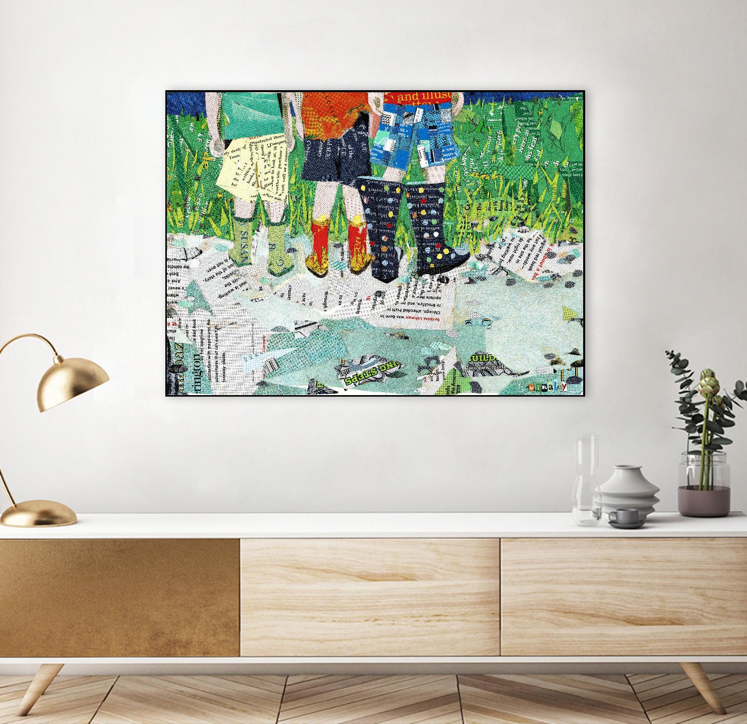 Calm #5, Yacolt WA by Mark Fraley on GIANT ART - green contemporary