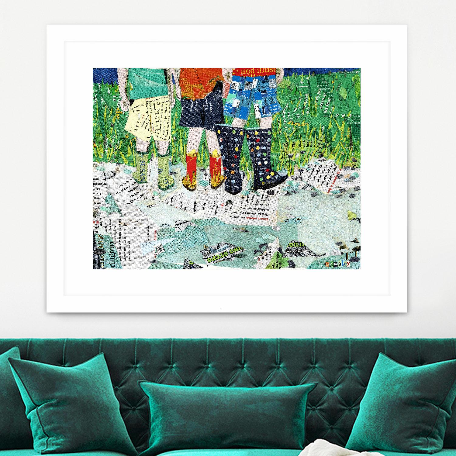 Calm #5, Yacolt WA by Mark Fraley on GIANT ART - green contemporary