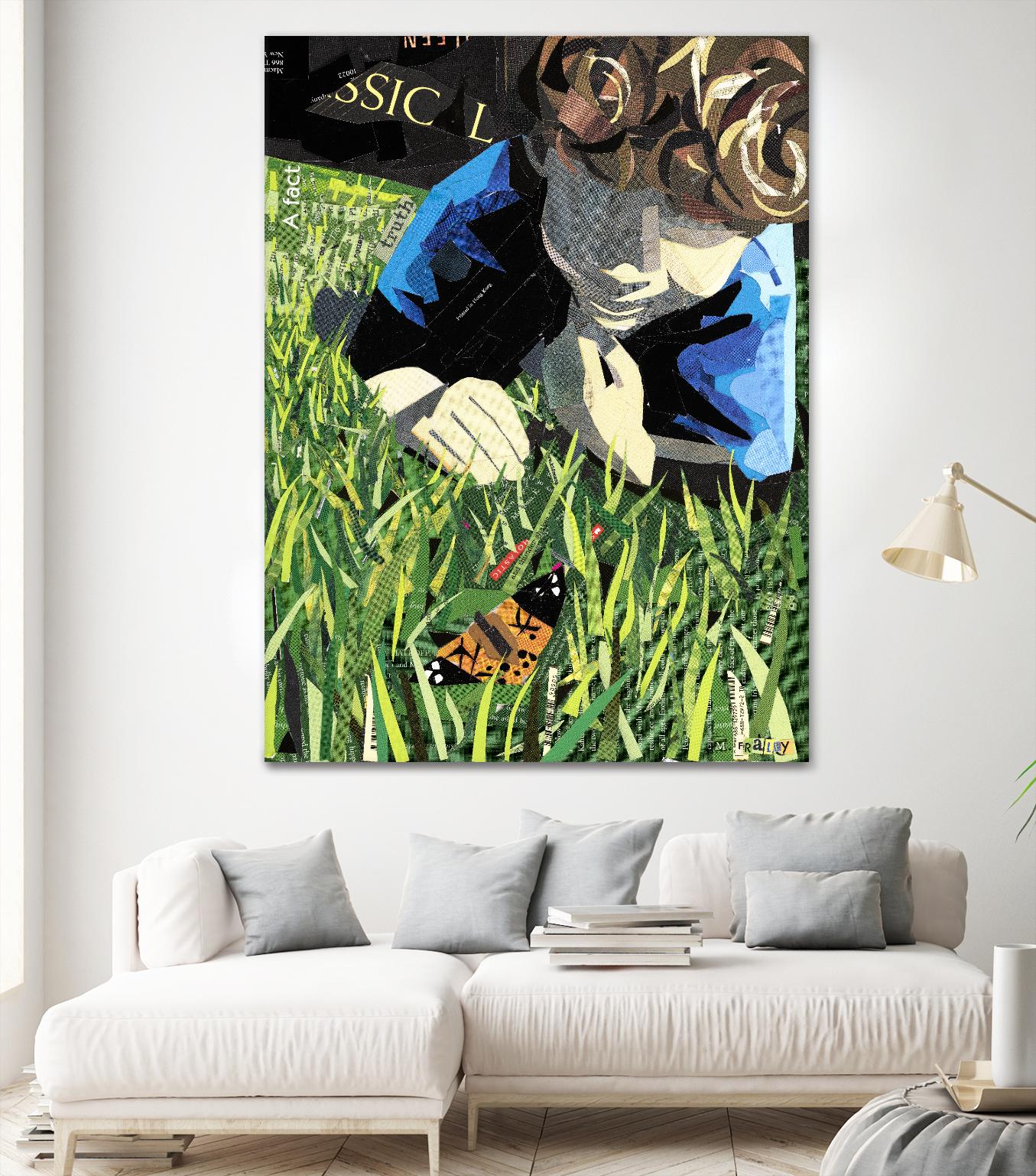 Calm #8, Front Yard Discovery by Mark Fraley on GIANT ART - green contemporary