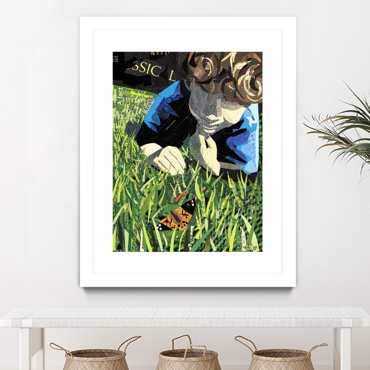 Calm #8, Front Yard Discovery by Mark Fraley on GIANT ART - green contemporary