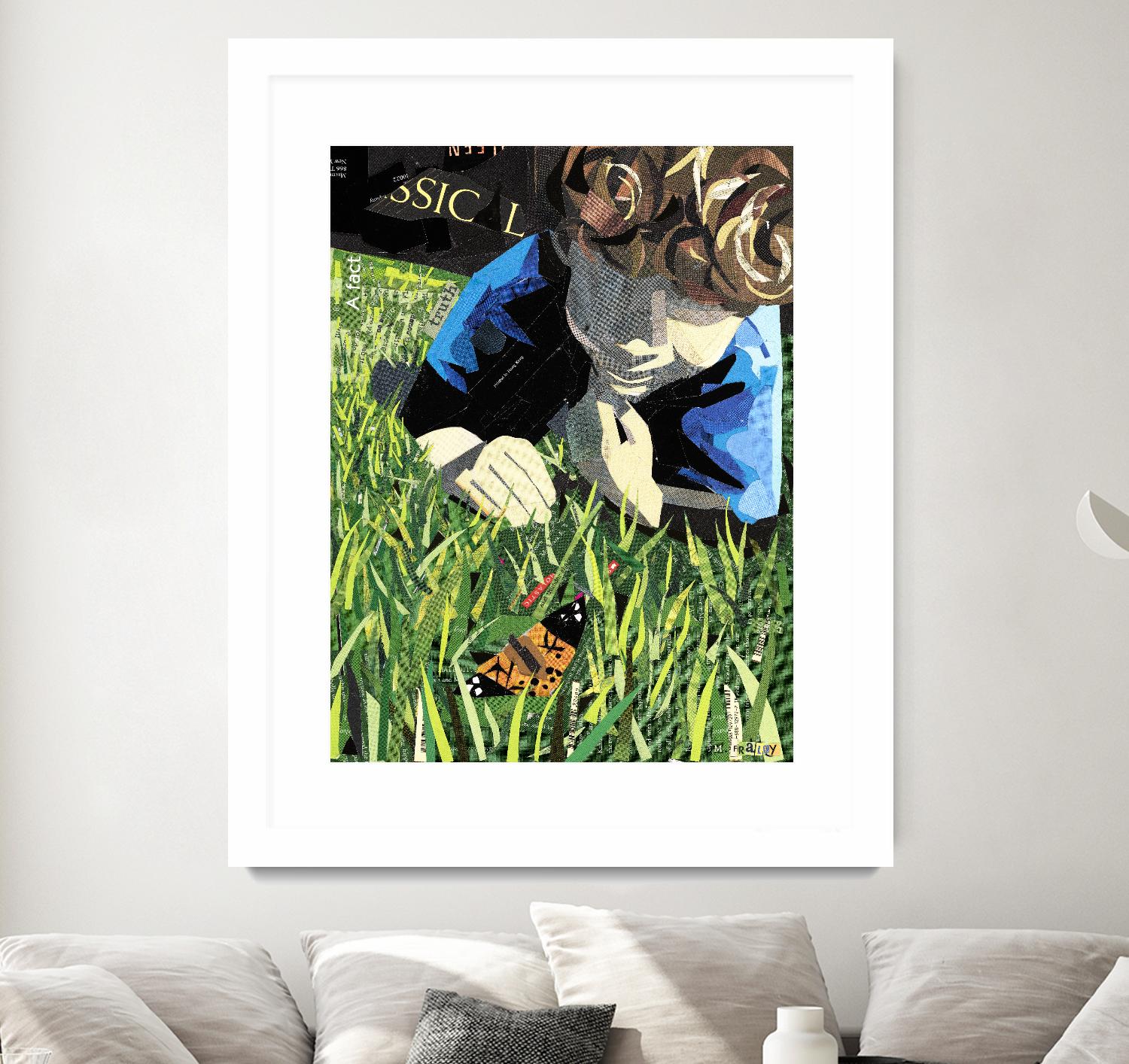 Calm #8, Front Yard Discovery by Mark Fraley on GIANT ART - green contemporary