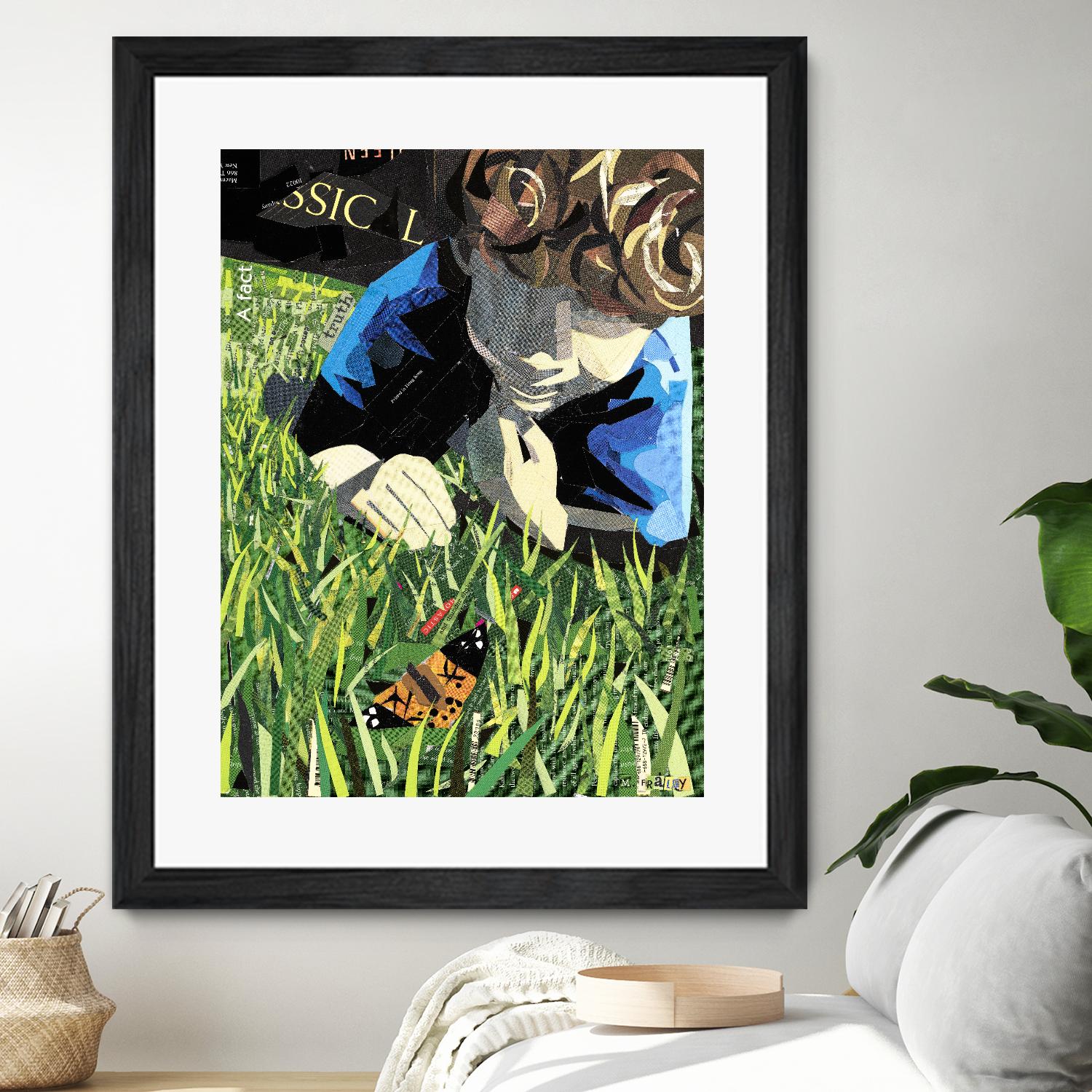 Calm #8, Front Yard Discovery by Mark Fraley on GIANT ART - green contemporary