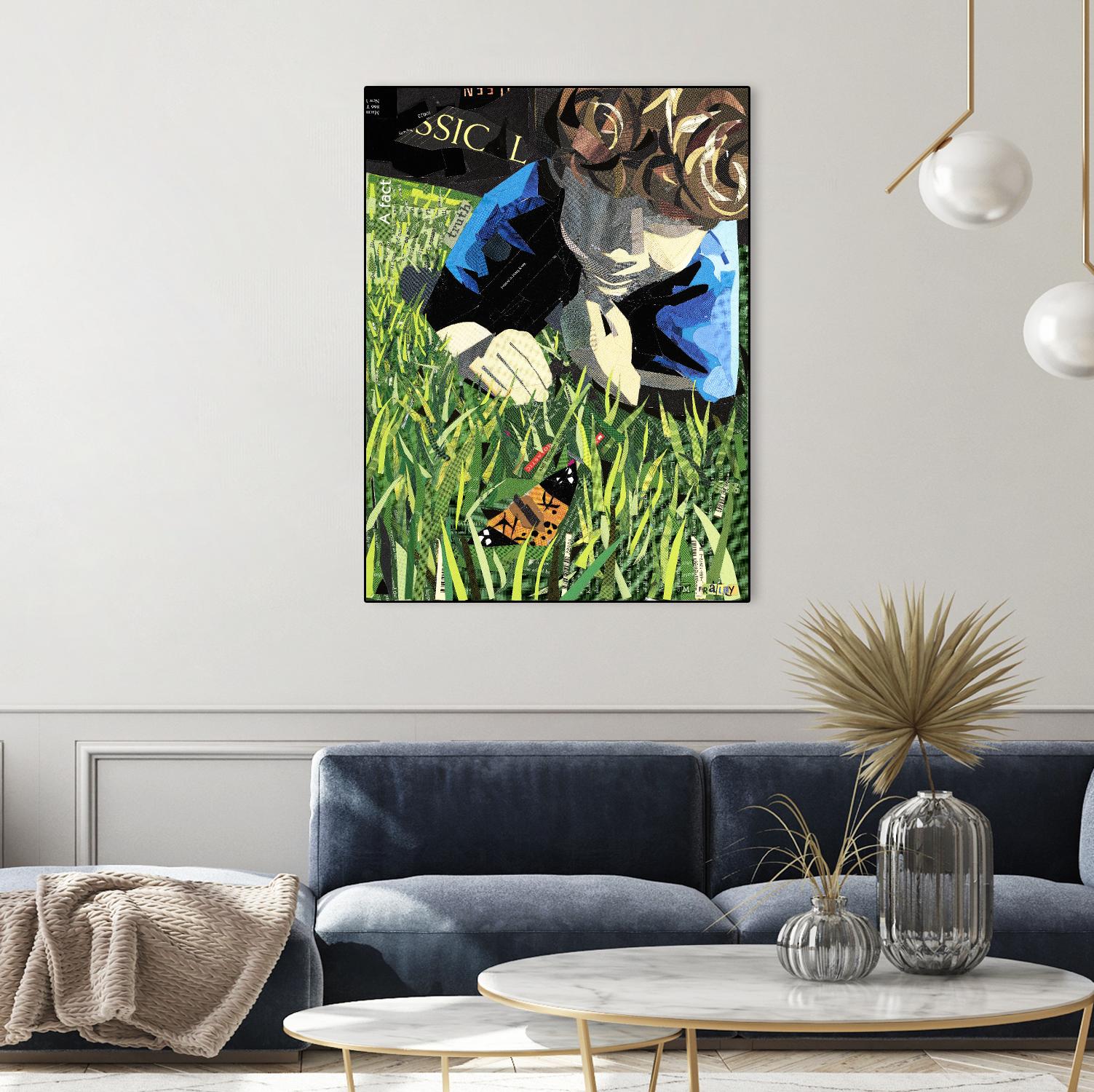 Calm #8, Front Yard Discovery by Mark Fraley on GIANT ART - green contemporary