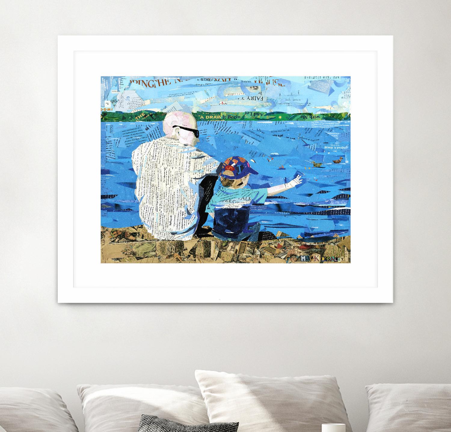 Calm #1 Matthews Beach by Mark Fraley on GIANT ART - grey contemporary