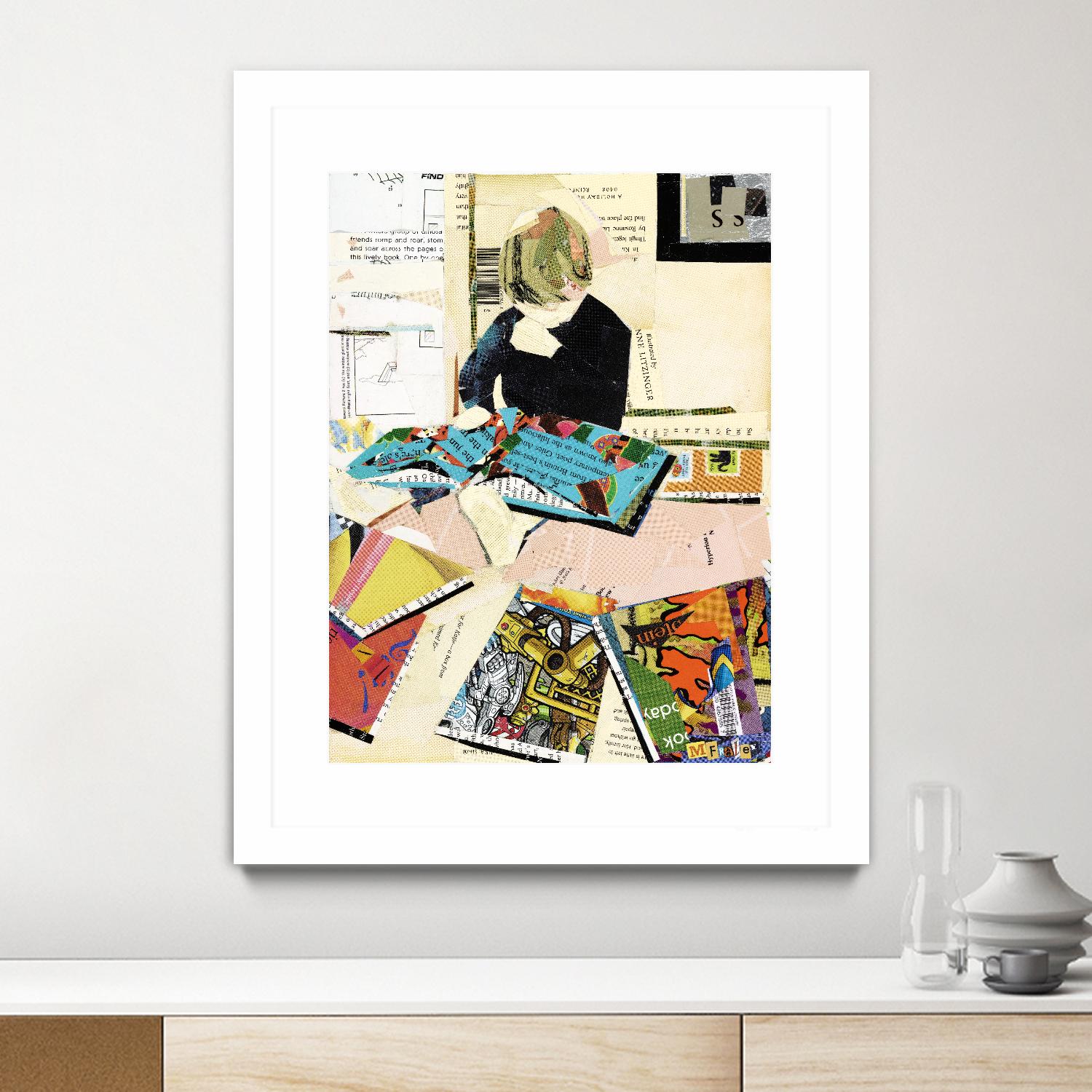 Calm #2 A Good Read by Mark Fraley on GIANT ART - black contemporary