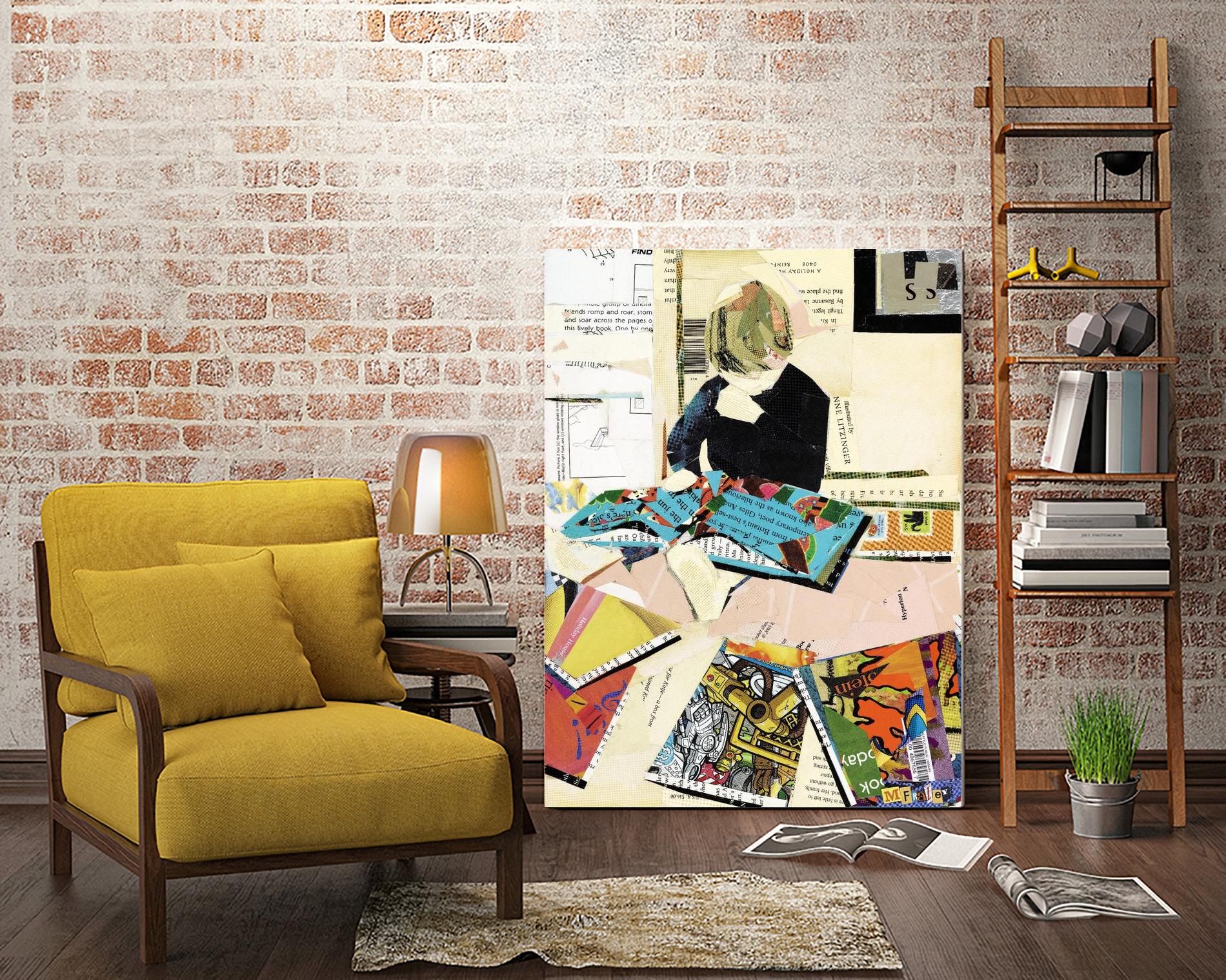 Calm #2 A Good Read by Mark Fraley on GIANT ART - black contemporary