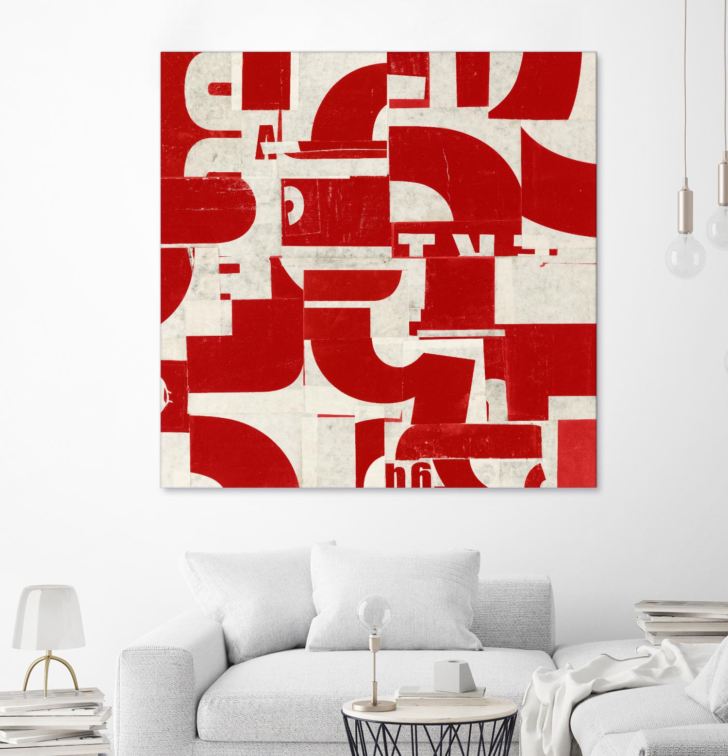 Methodical by JB Hall on GIANT ART - red abstract
