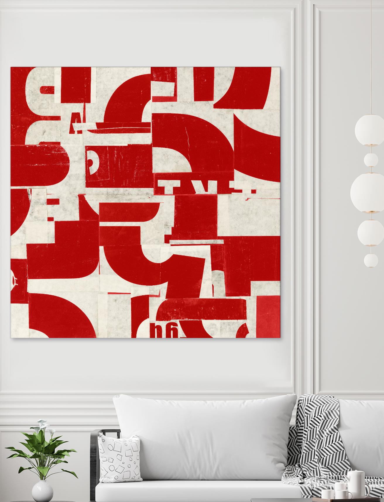 Methodical by JB Hall on GIANT ART - red abstract