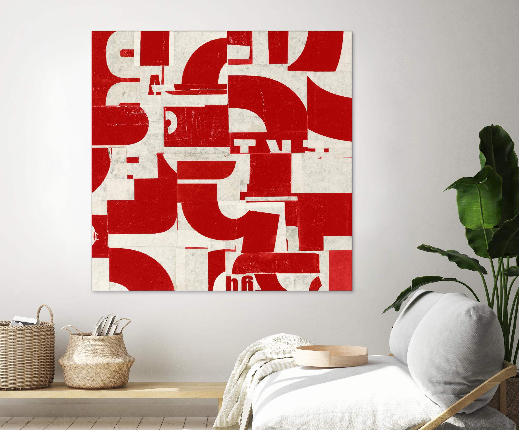 Methodical by JB Hall on GIANT ART - red abstract