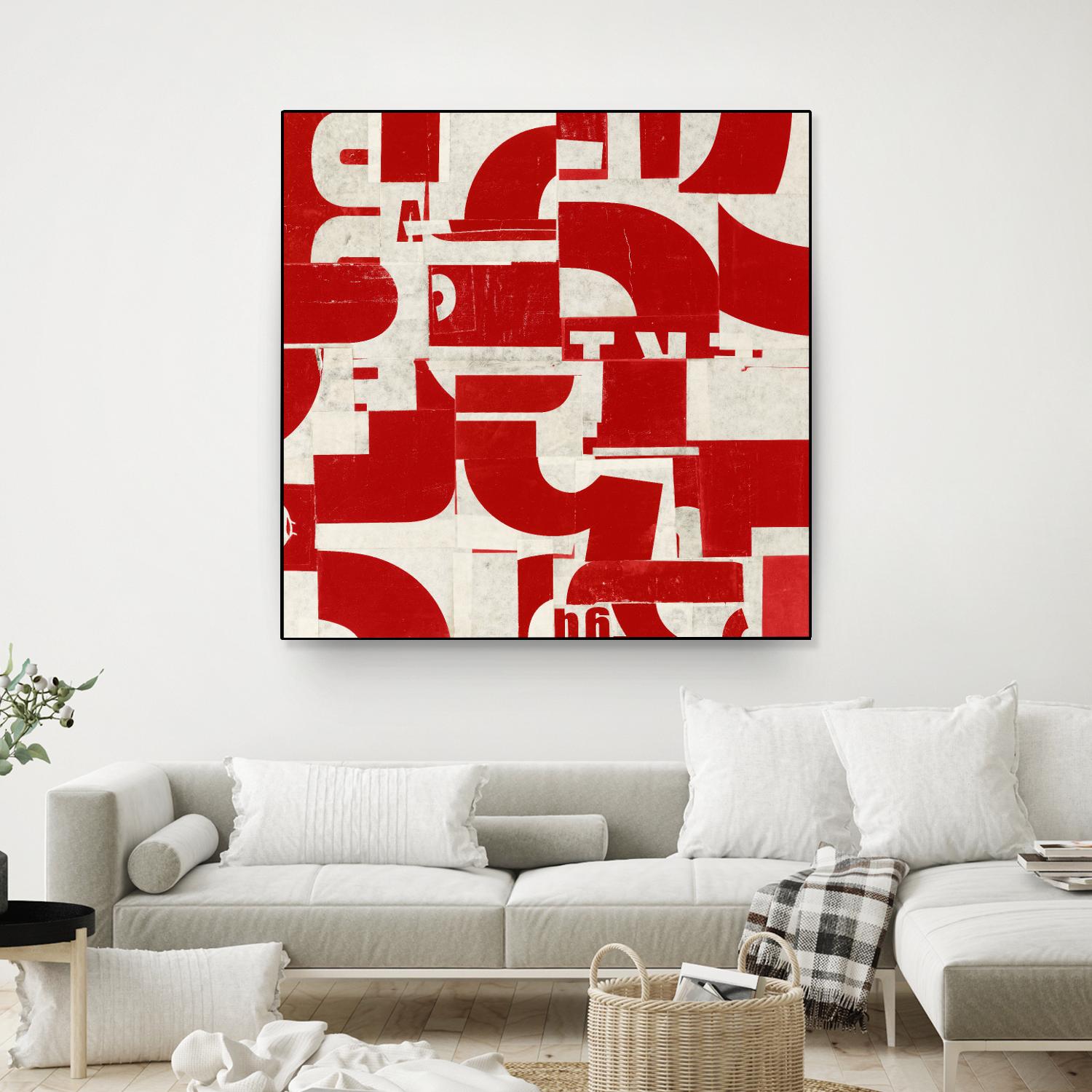 Methodical by JB Hall on GIANT ART - red abstract