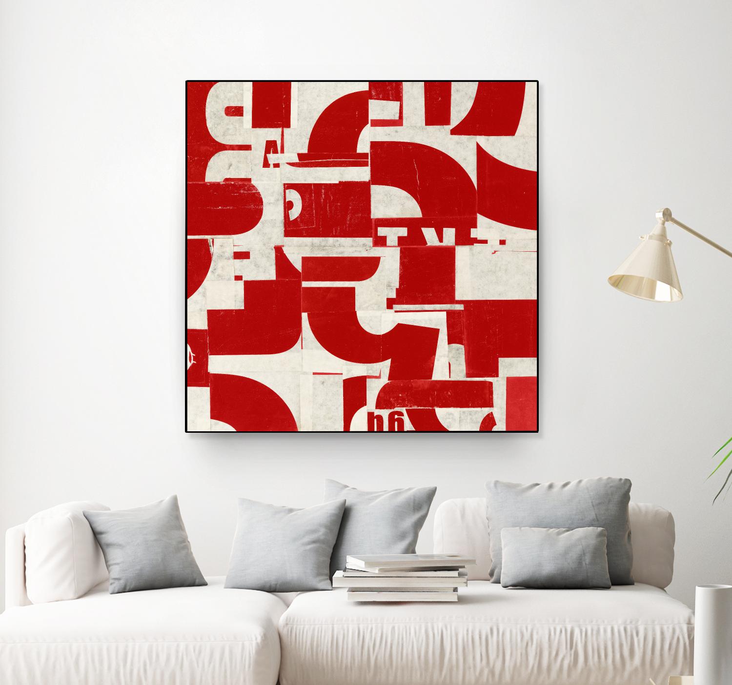 Methodical by JB Hall on GIANT ART - red abstract