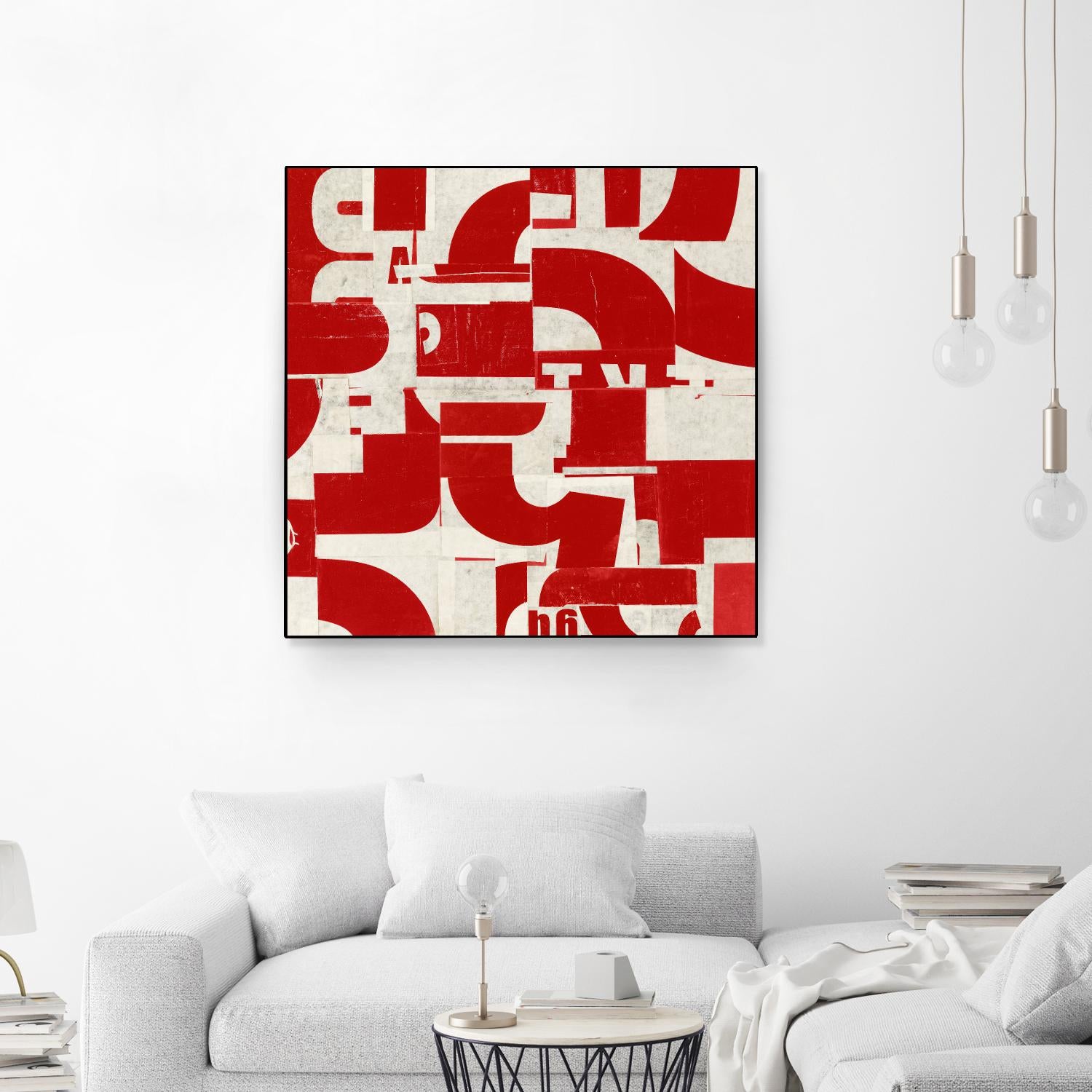 Methodical by JB Hall on GIANT ART - red abstract