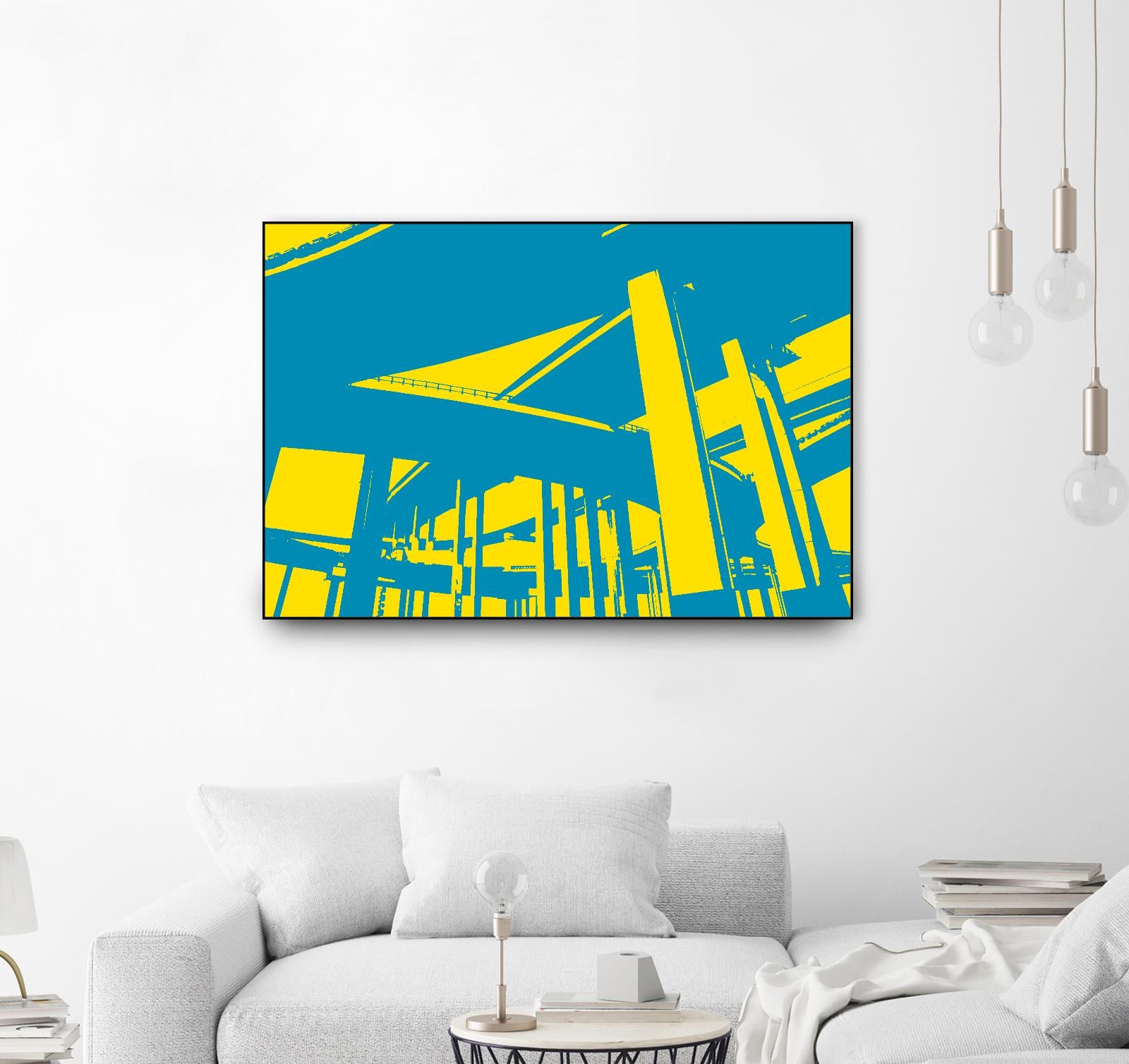 Overpass by GI ArtLab on GIANT ART - yellow city scene