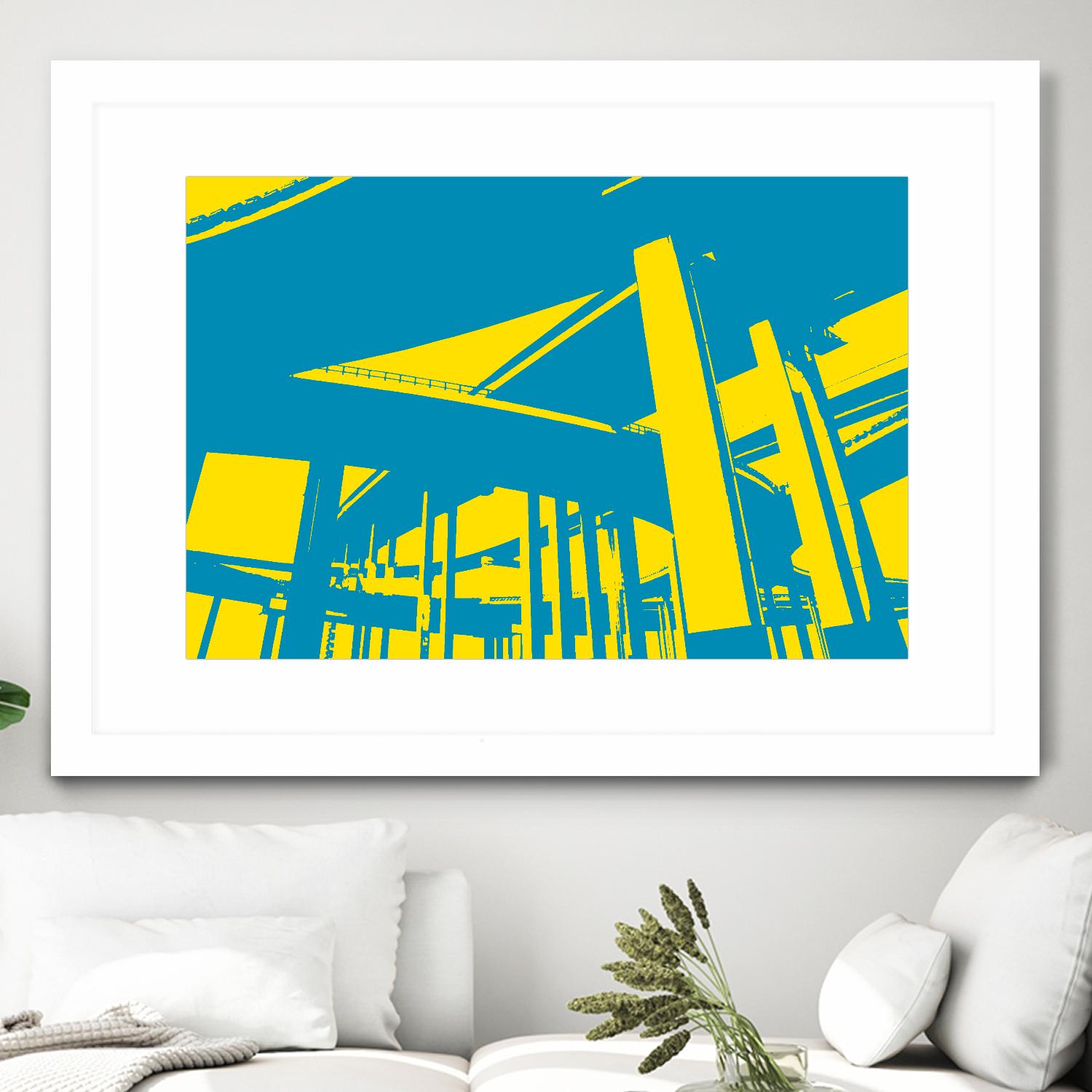 Overpass by GI ArtLab on GIANT ART - yellow city scene