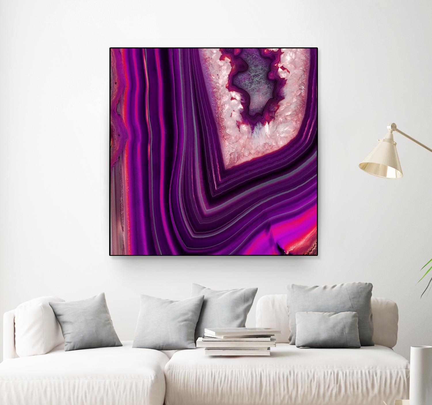 Saturn Geode by GI ArtLab on GIANT ART - white abstract