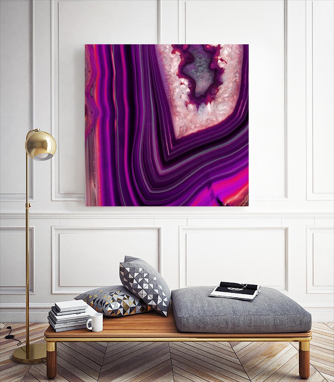 Saturn Geode by GI ArtLab on GIANT ART - white abstract