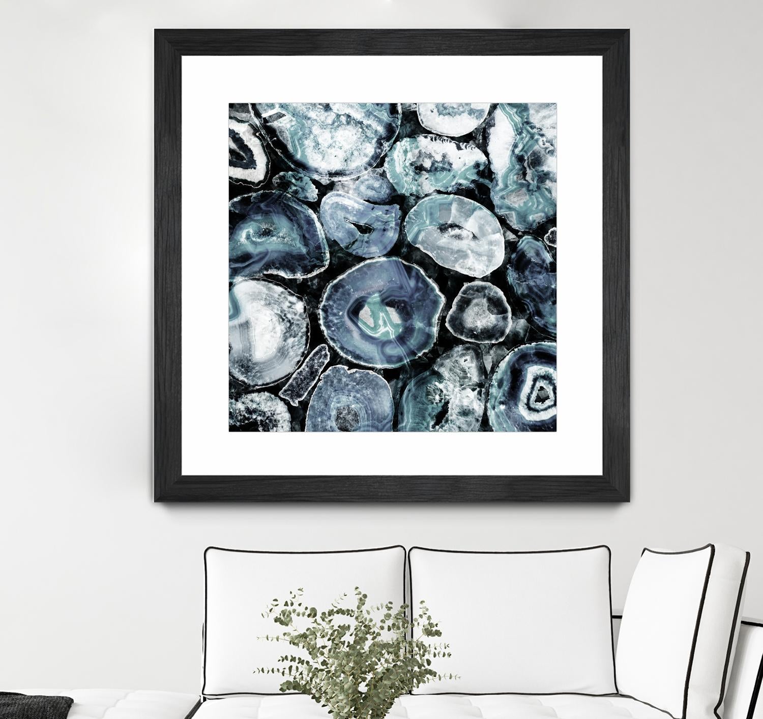 Obsidian B by GI ArtLab on GIANT ART - black abstract