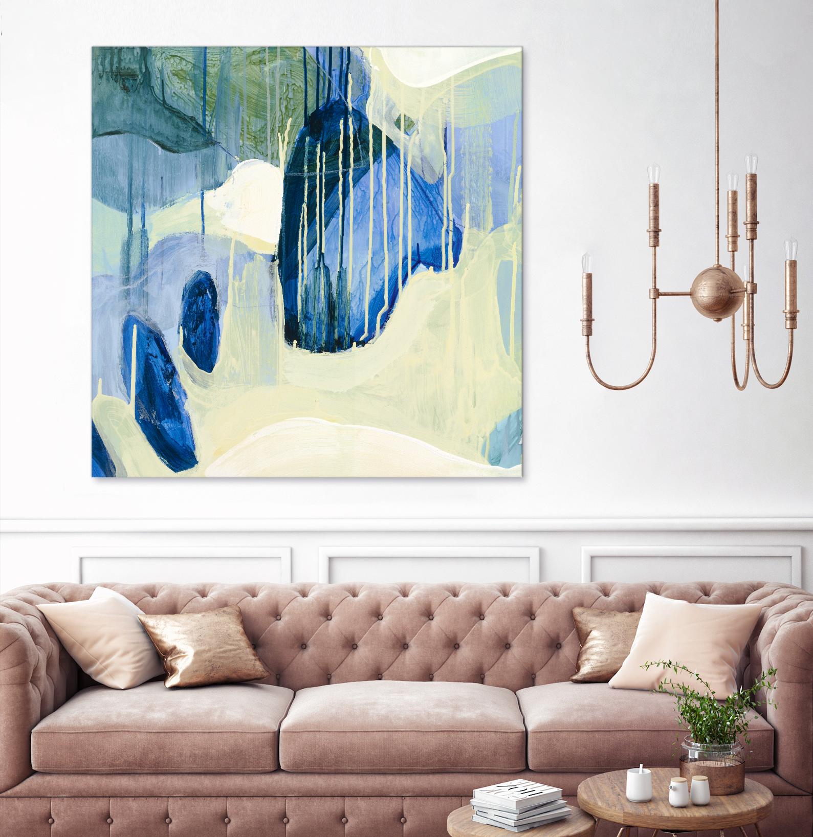 Summer Shower 1 by Glenn Allen on GIANT ART - yellow abstract