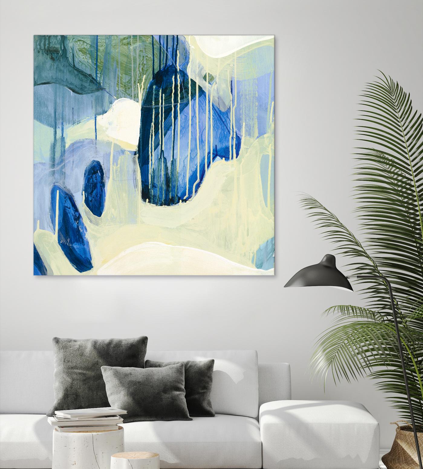 Summer Shower 1 by Glenn Allen on GIANT ART - yellow abstract