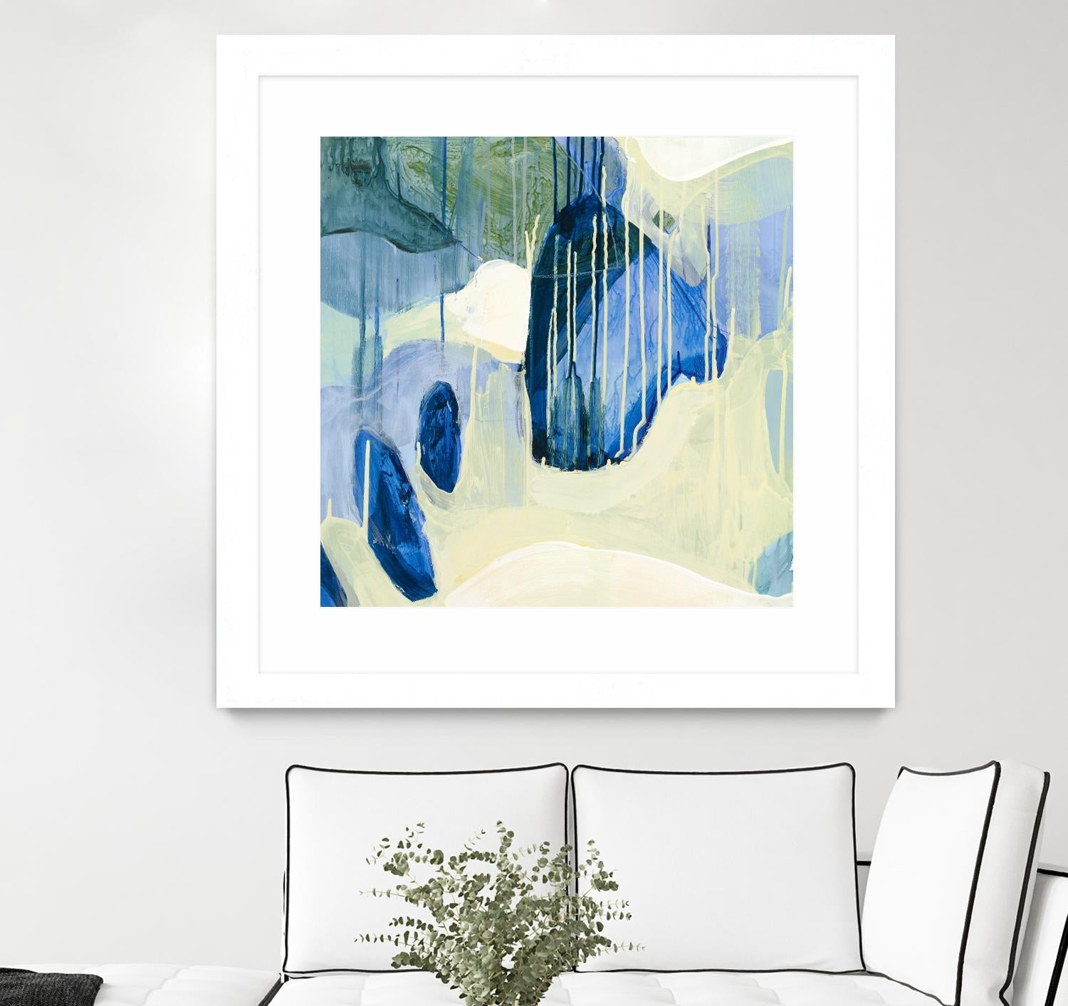 Summer Shower 1 by Glenn Allen on GIANT ART - yellow abstract