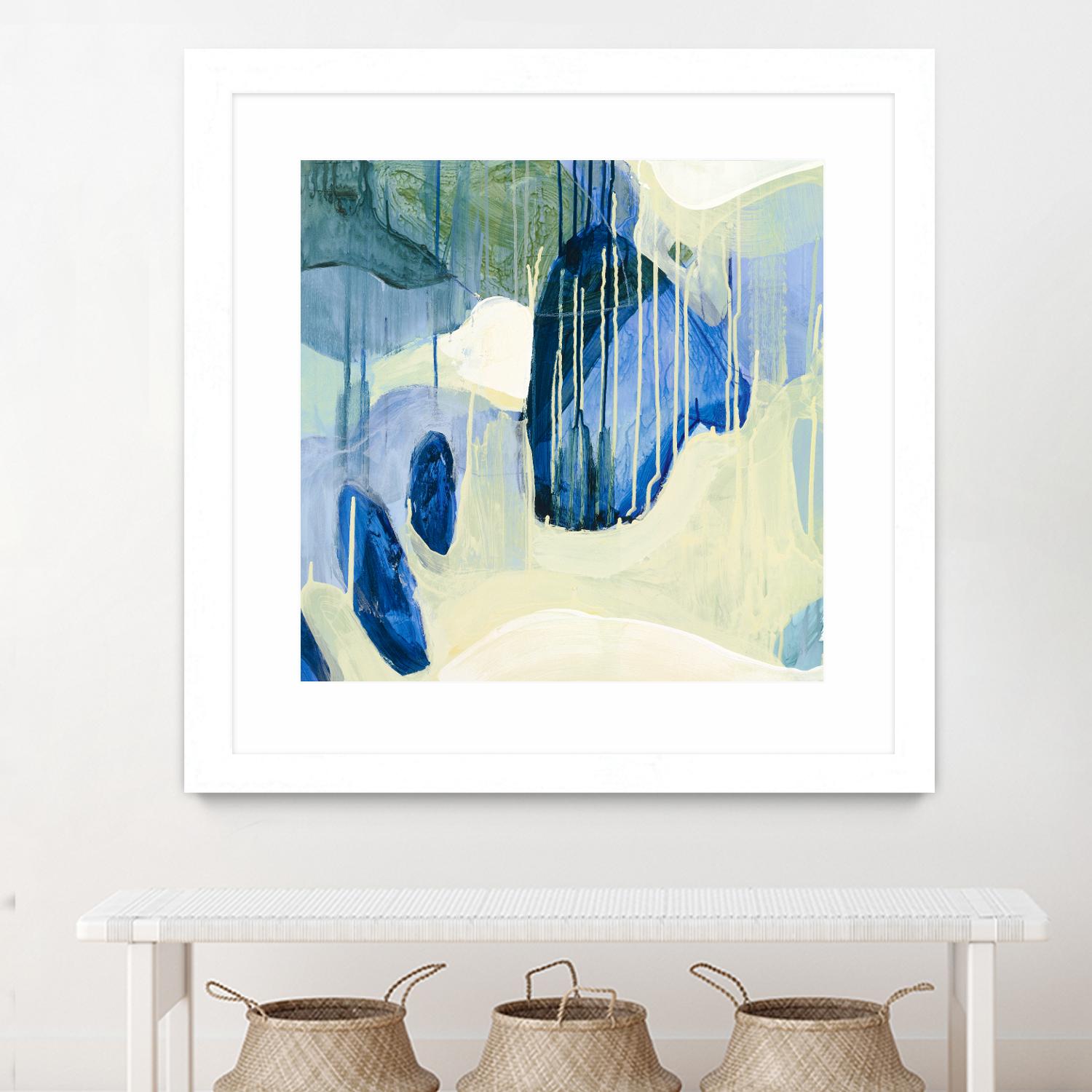 Summer Shower 1 by Glenn Allen on GIANT ART - yellow abstract