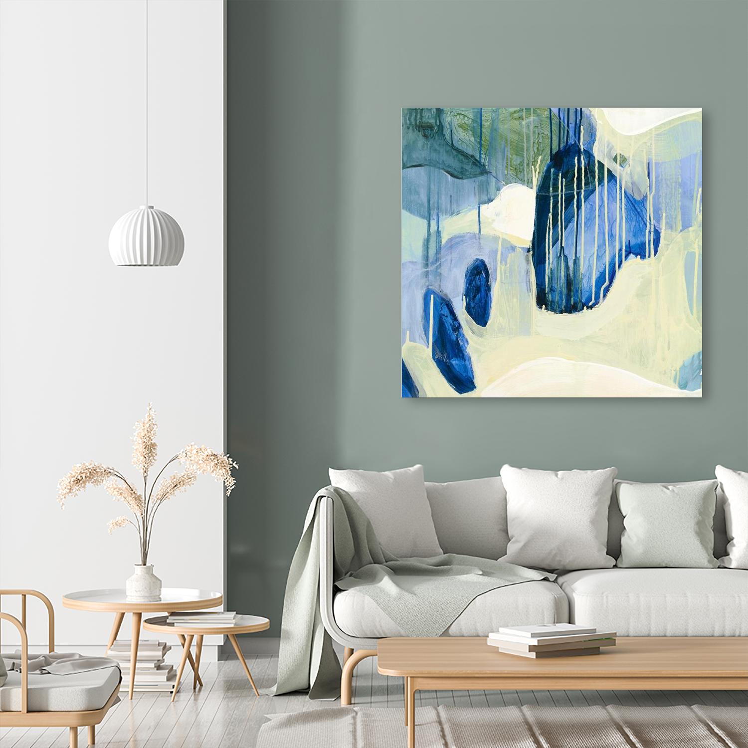 Summer Shower 1 by Glenn Allen on GIANT ART - yellow abstract