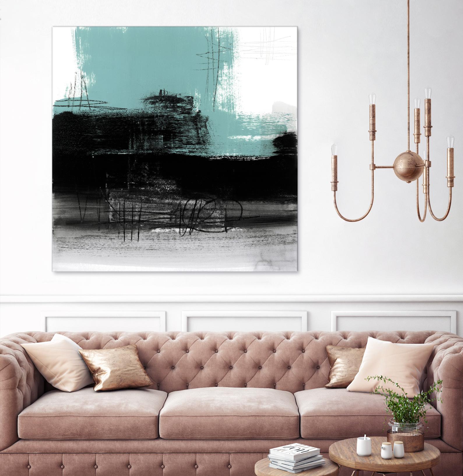 Sandstone C by Franka Palek on GIANT ART - turquoise abstract