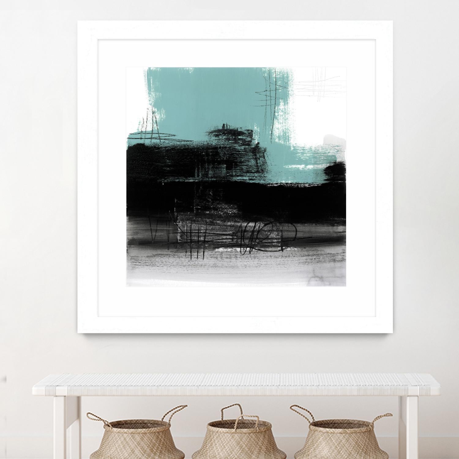 Sandstone C by Franka Palek on GIANT ART - turquoise abstract