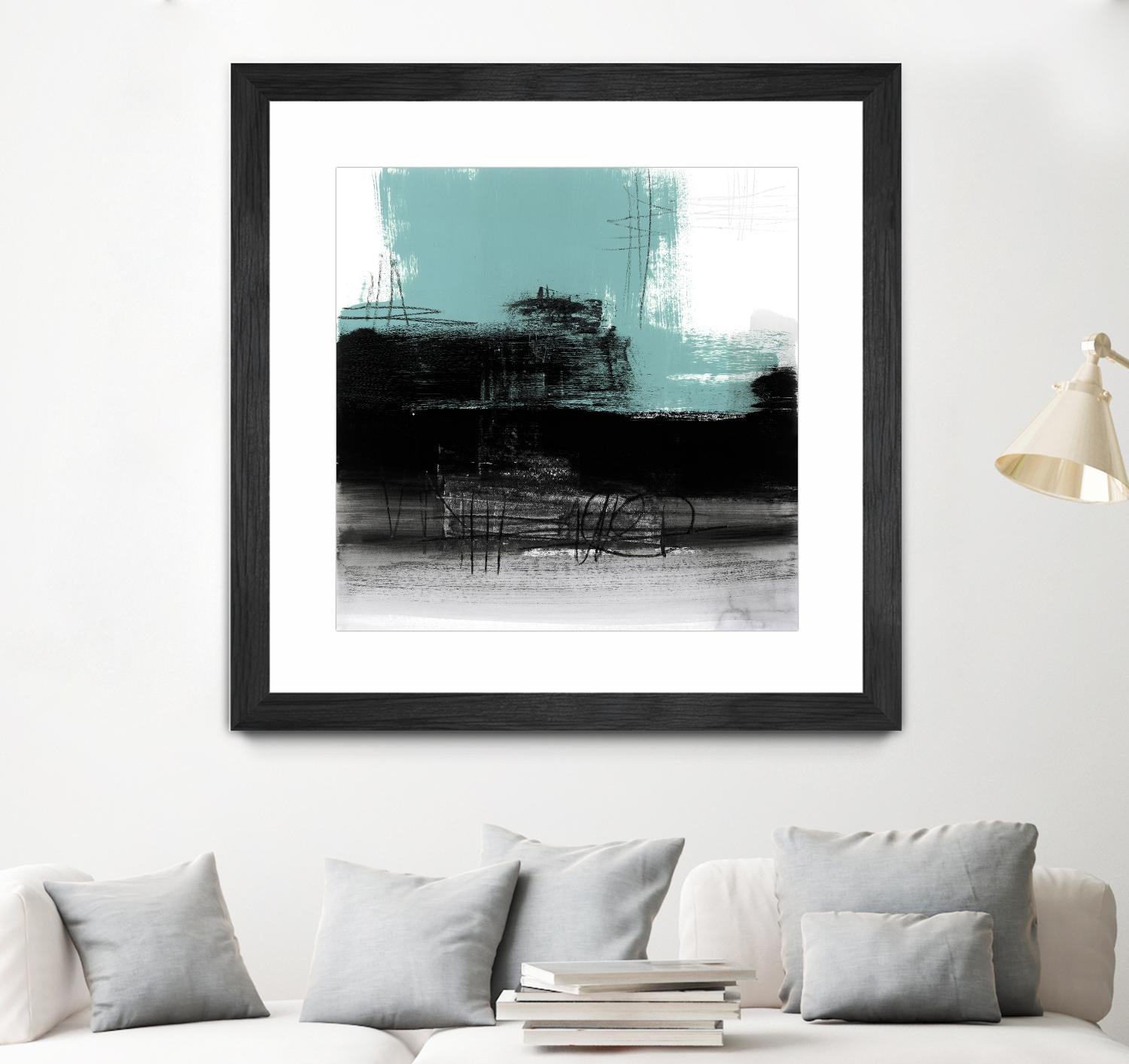 Sandstone C by Franka Palek on GIANT ART - turquoise abstract